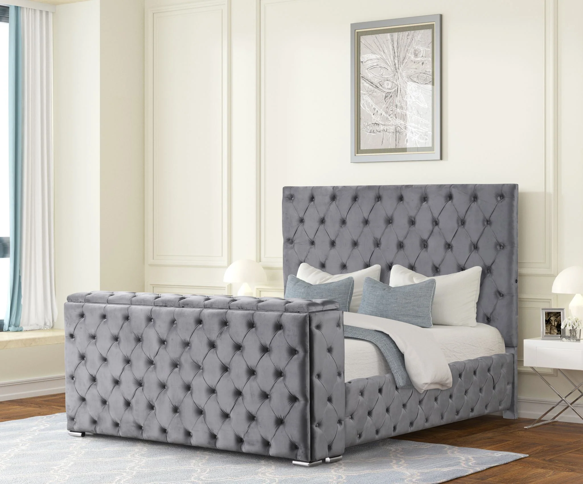 Encore Queen Bed Gray
