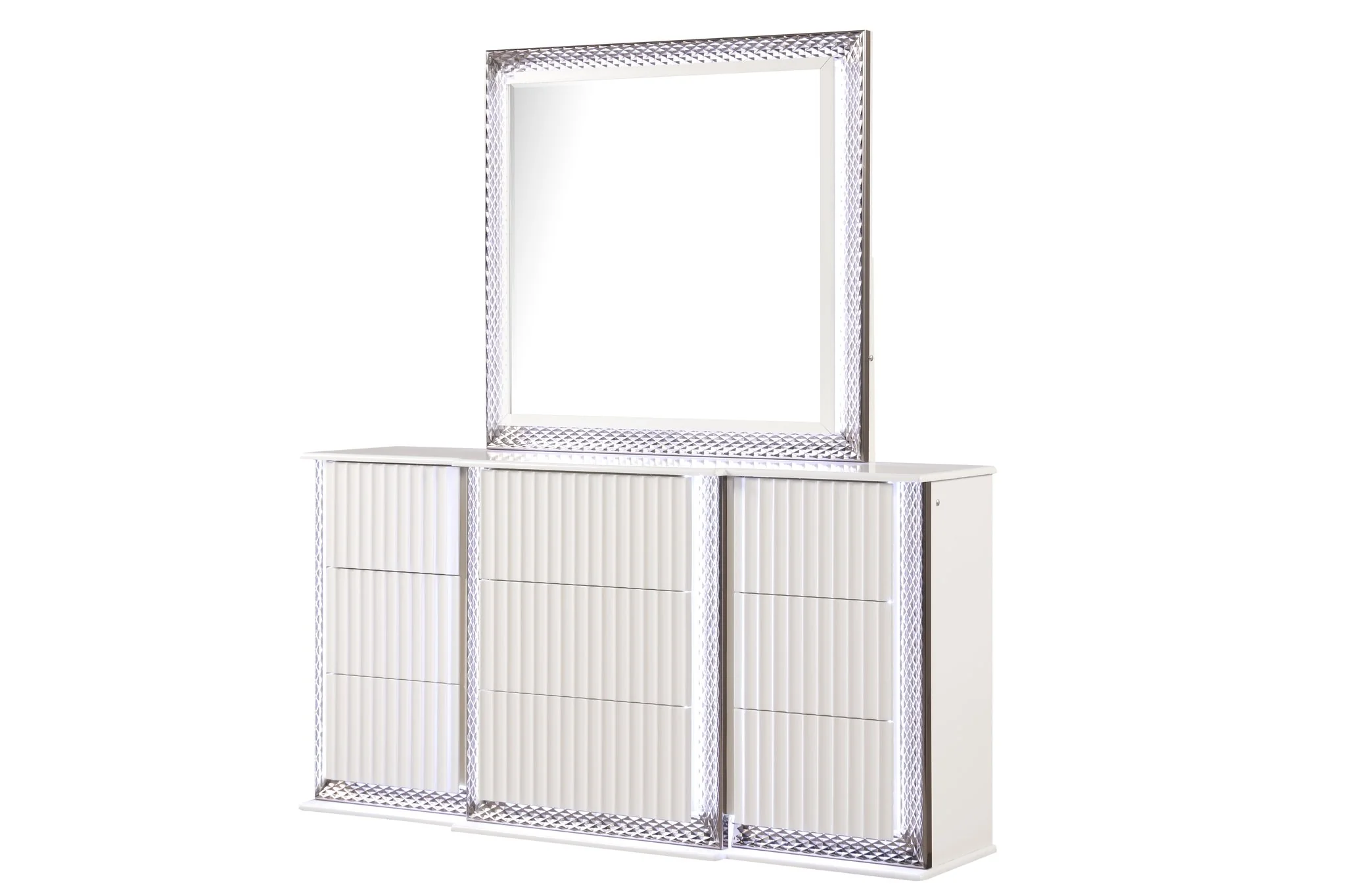 Fabio King 5PC Bedroom Set White - Image 10