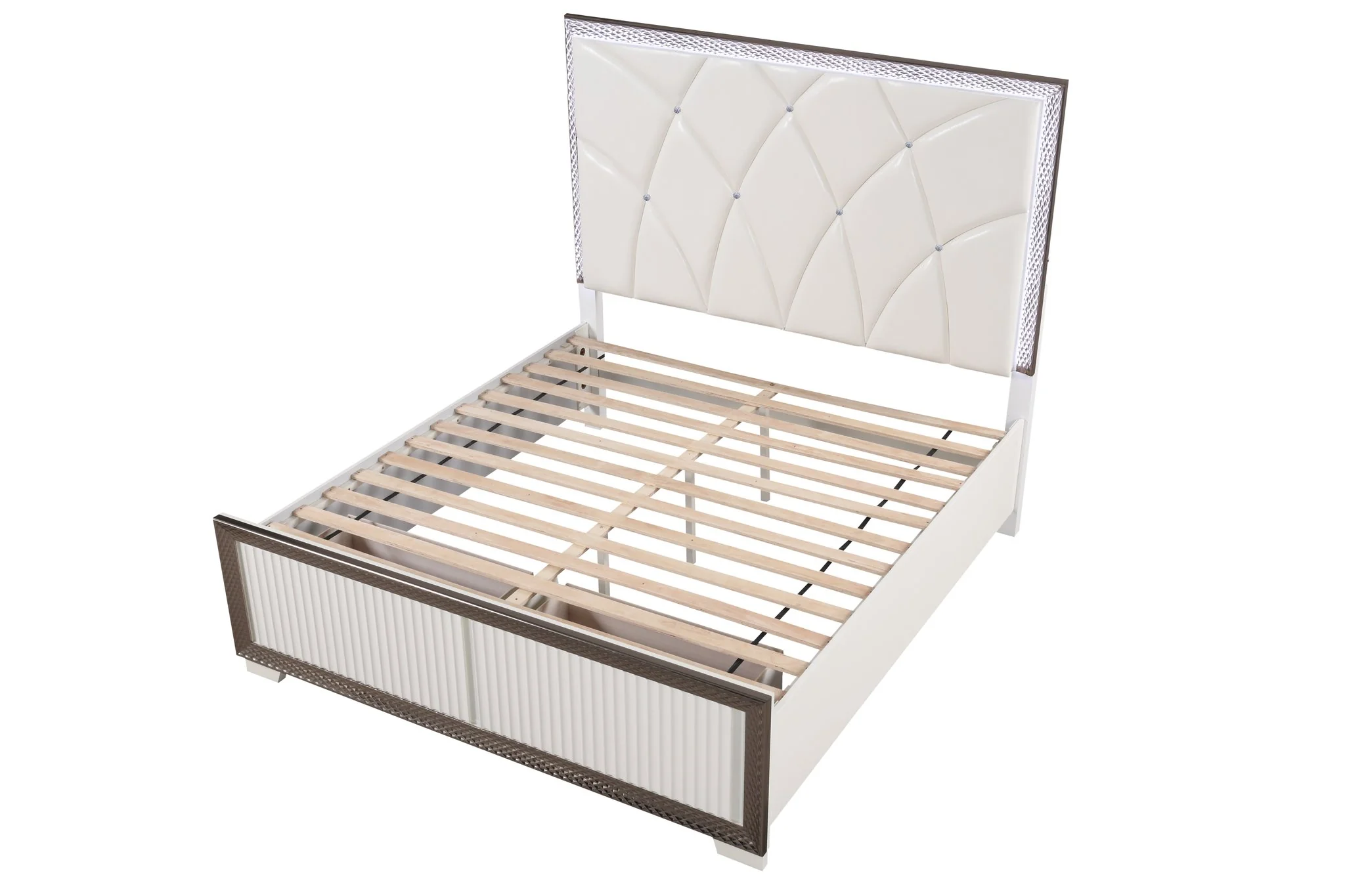 Fabio Queen 4PC Bedroom Set White - Image 5