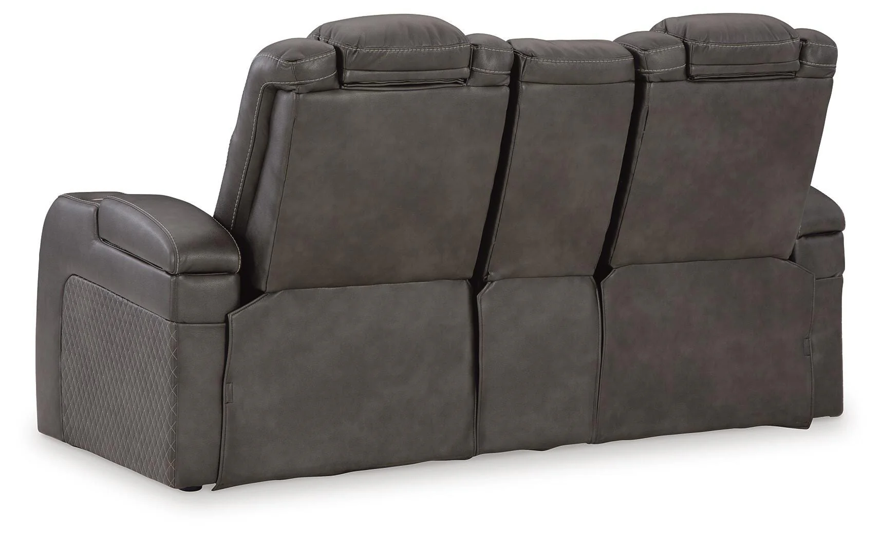 Fyne-Dyme Power Reclining Loveseat with Console - Image 8
