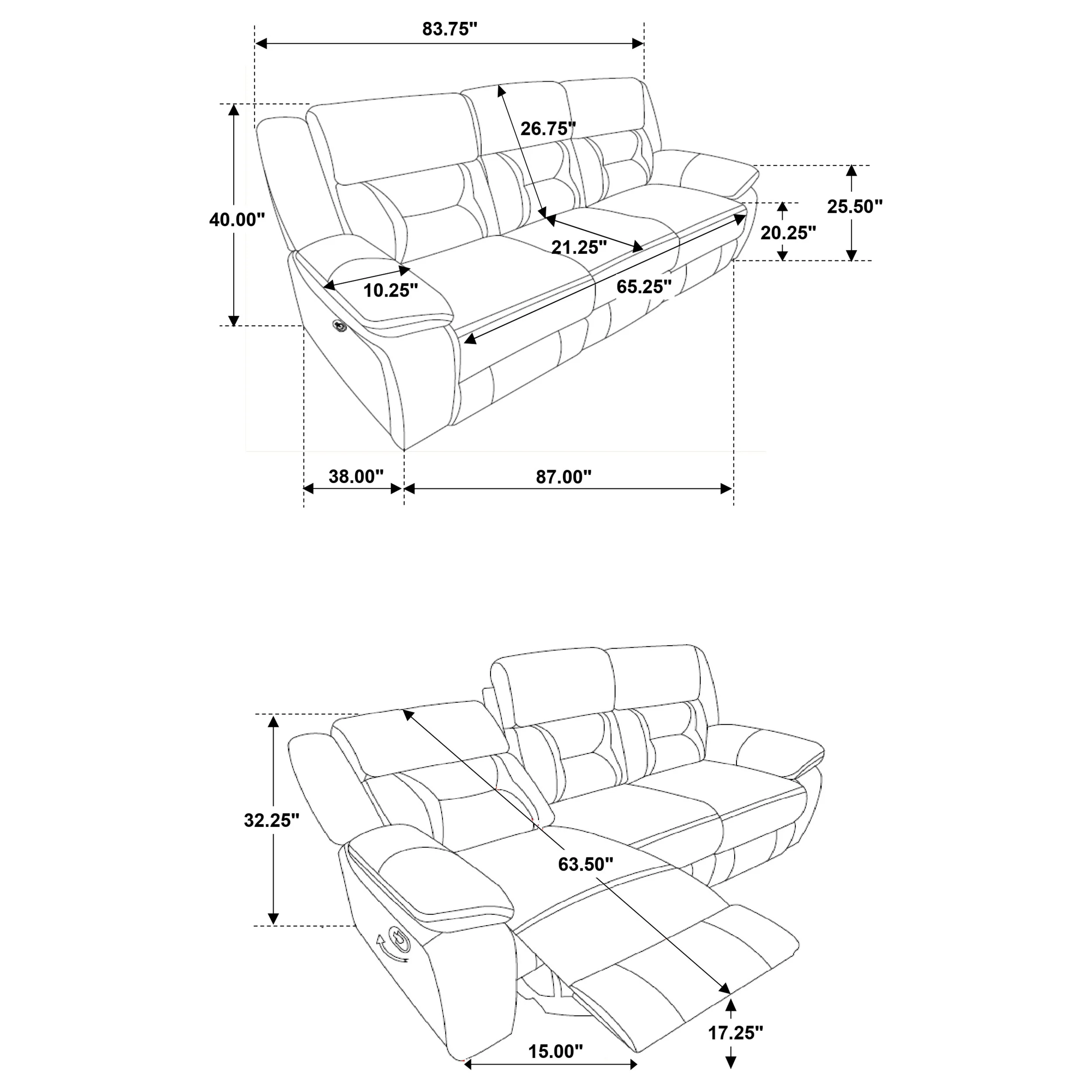 Greer Reclining Sofa - Image 7