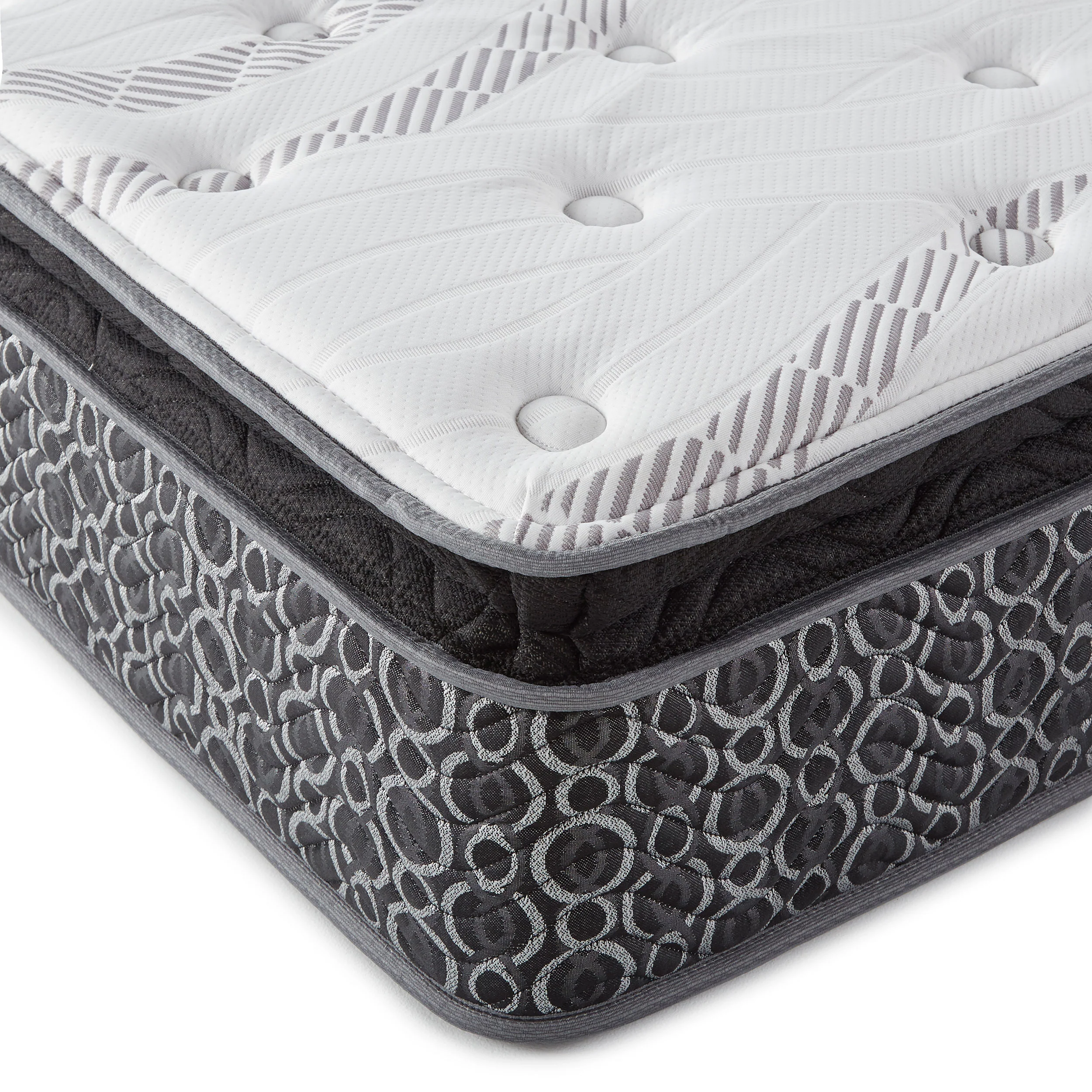 Hayes Medium Plush Pillow Top Hybrid Mattress - Image 8