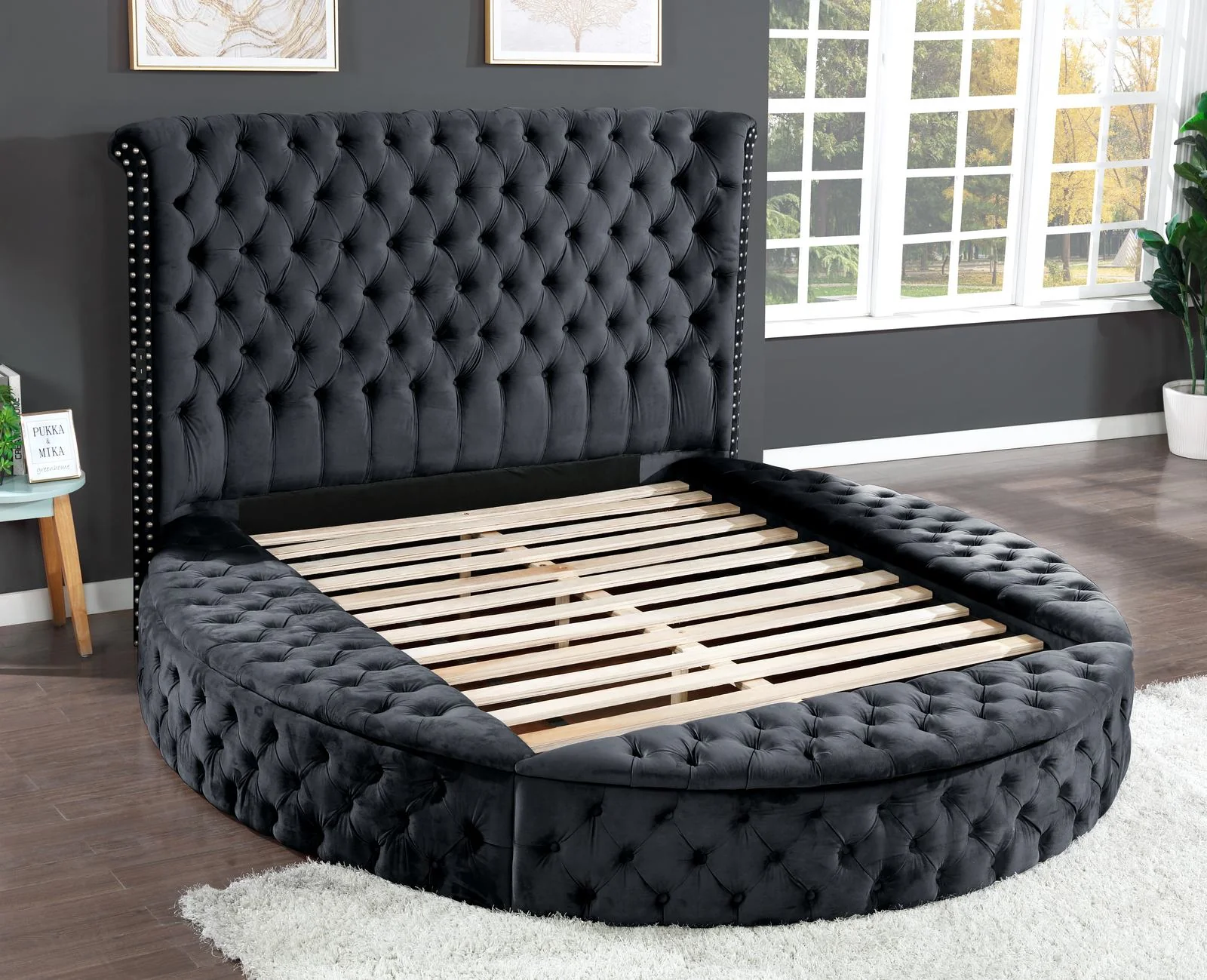 Hazel King Bed 5 Black - Image 4
