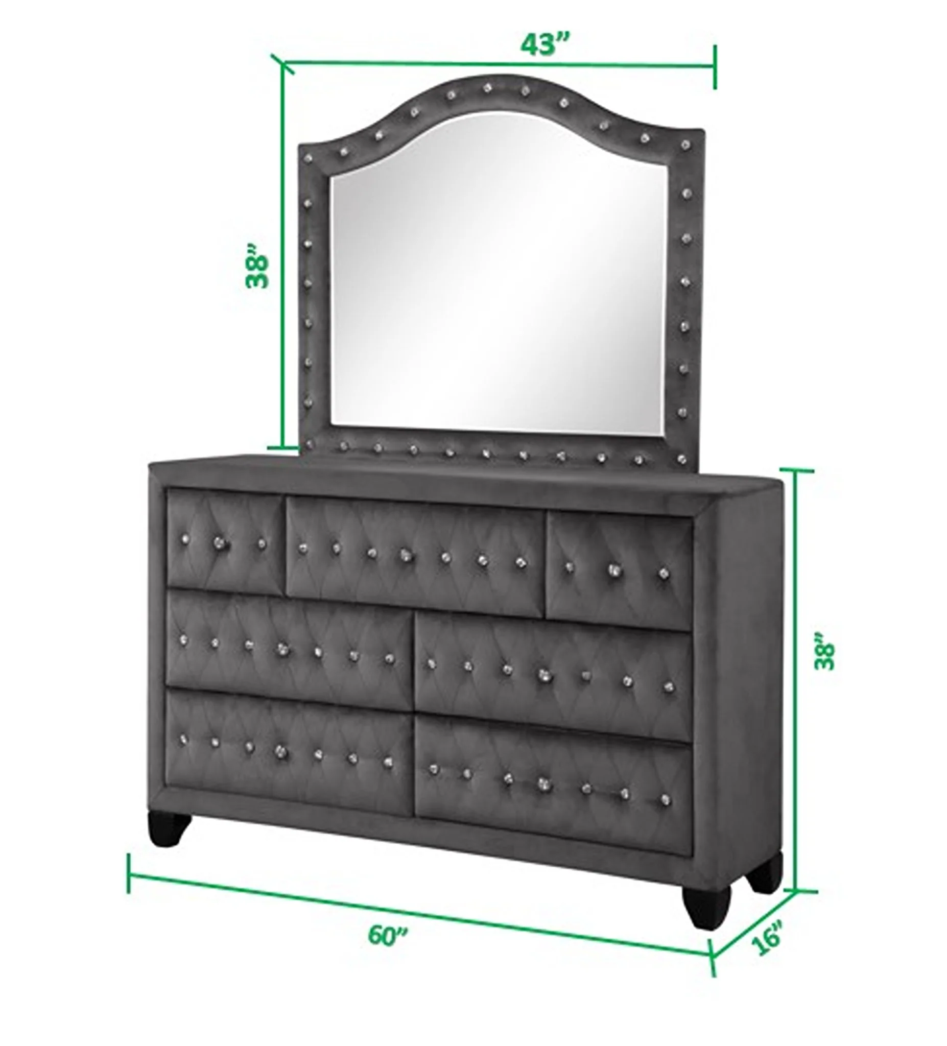 Hazel King Vanity 5 Gray - Image 8