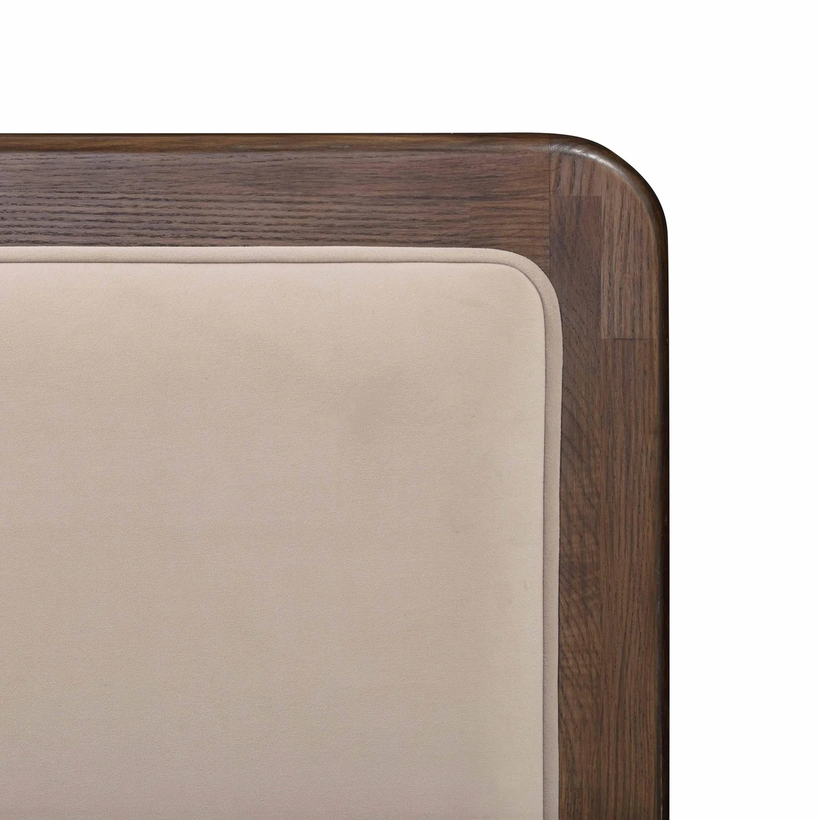 Hella Taupe Velvet Queen Bed - Image 6
