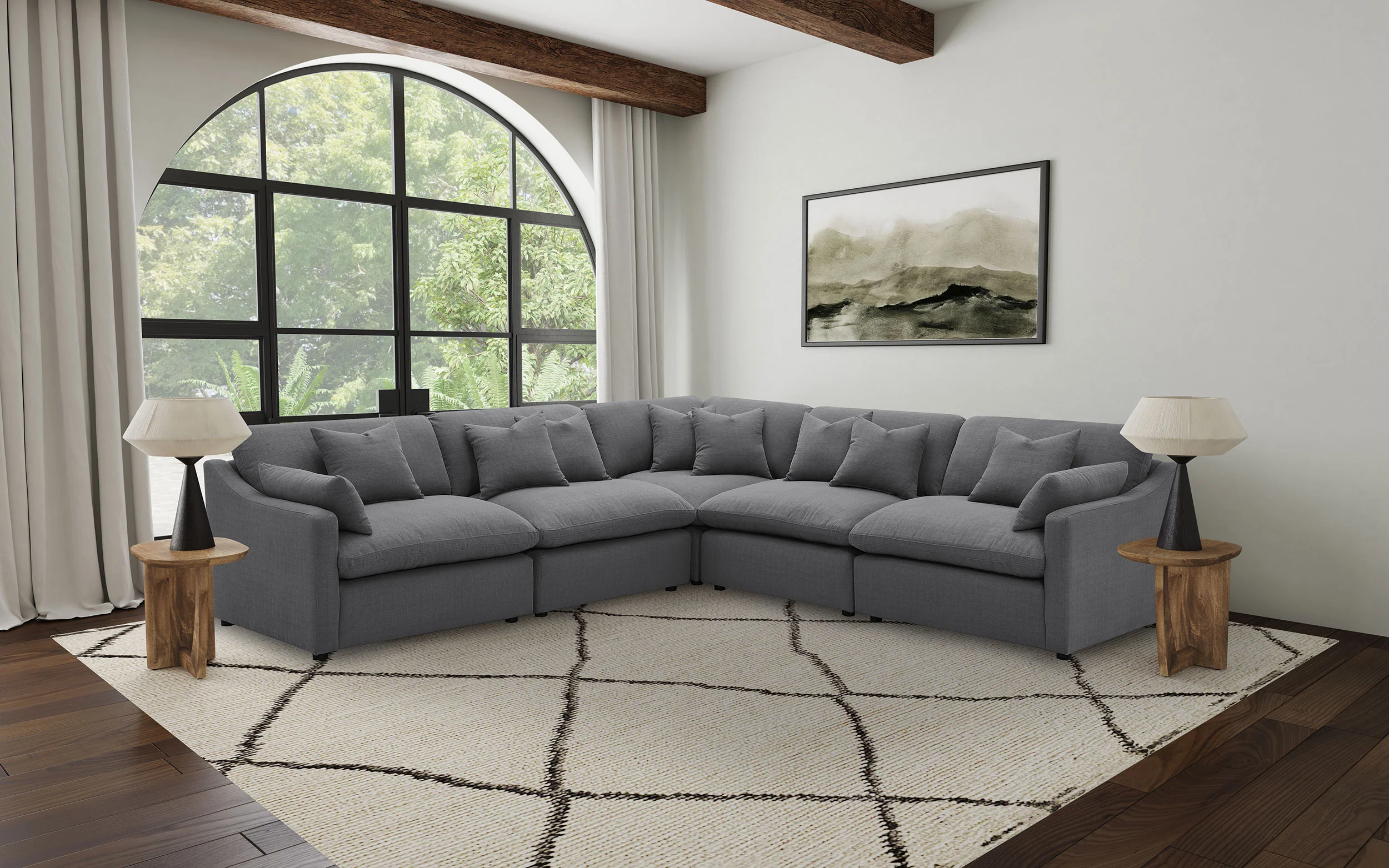 Hobson Corner Chair Sectionals - Image 11