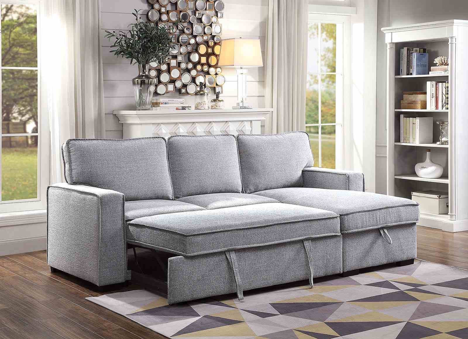 Ines Sectional, Gray
