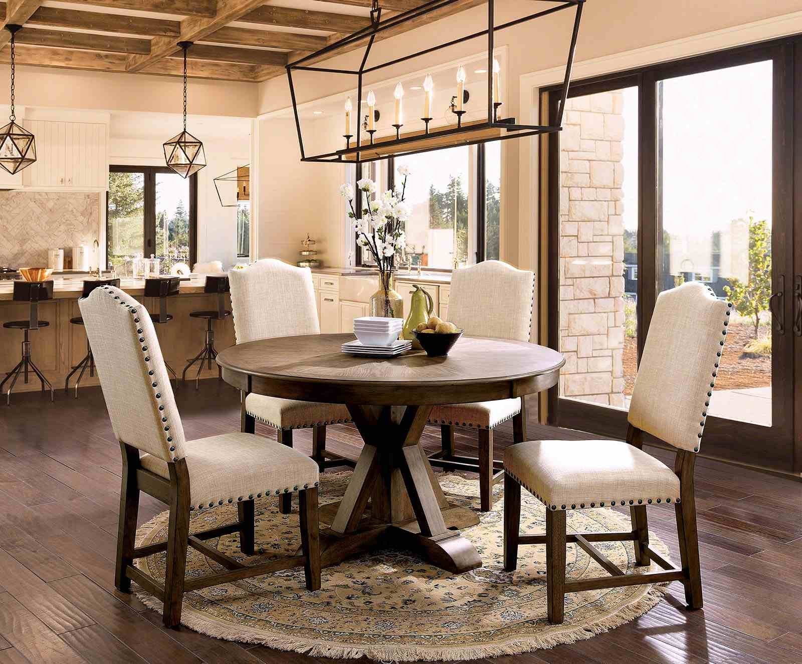 Julia 5 Pc. Round Dining Table Set