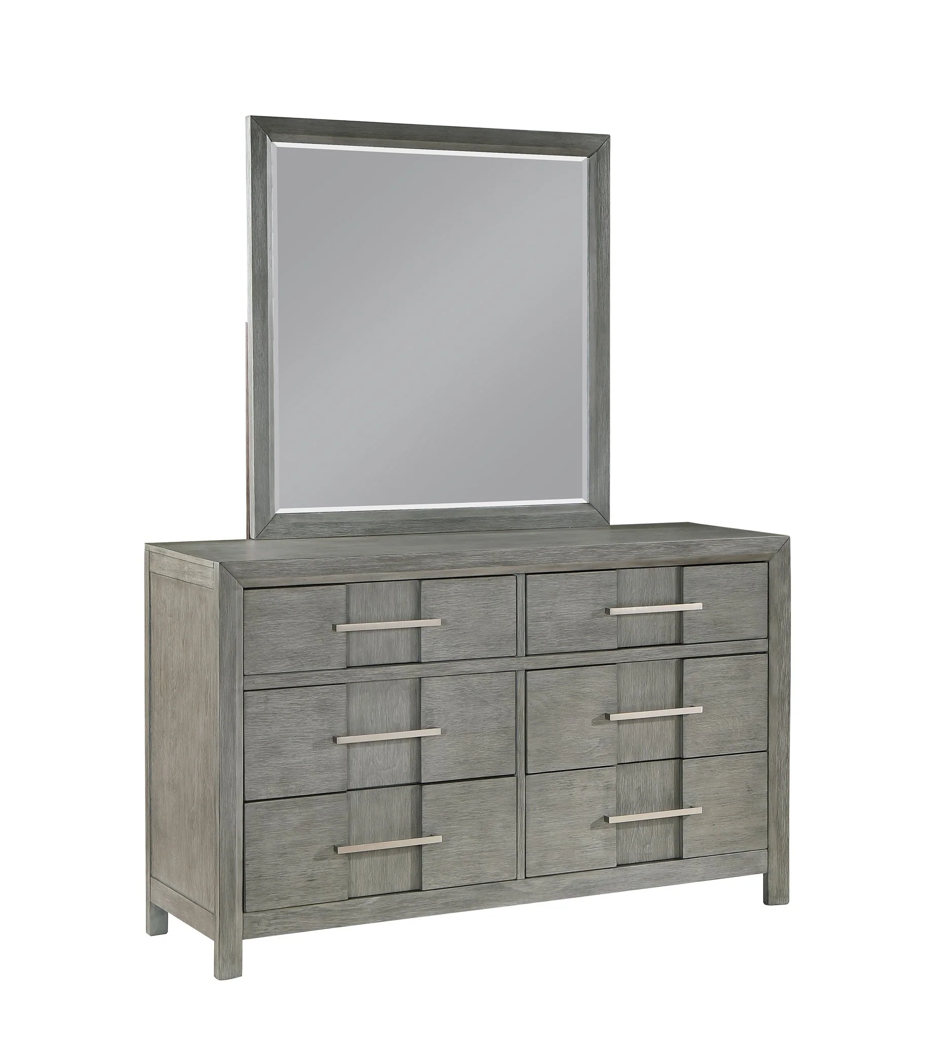 Kenzo Full 5 Pc Bedroom Set Gray - Image 6