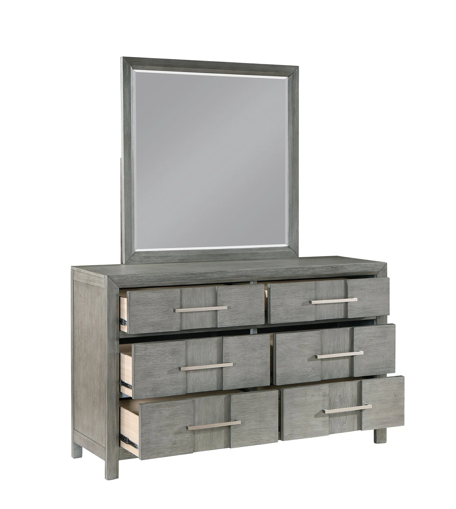 Kenzo King 5 Pc Bedroom Set Gray - Image 7