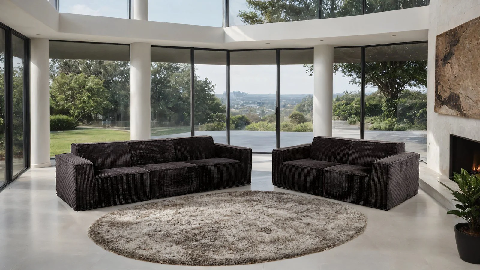 Kimara Sofa + Loveseat, Black