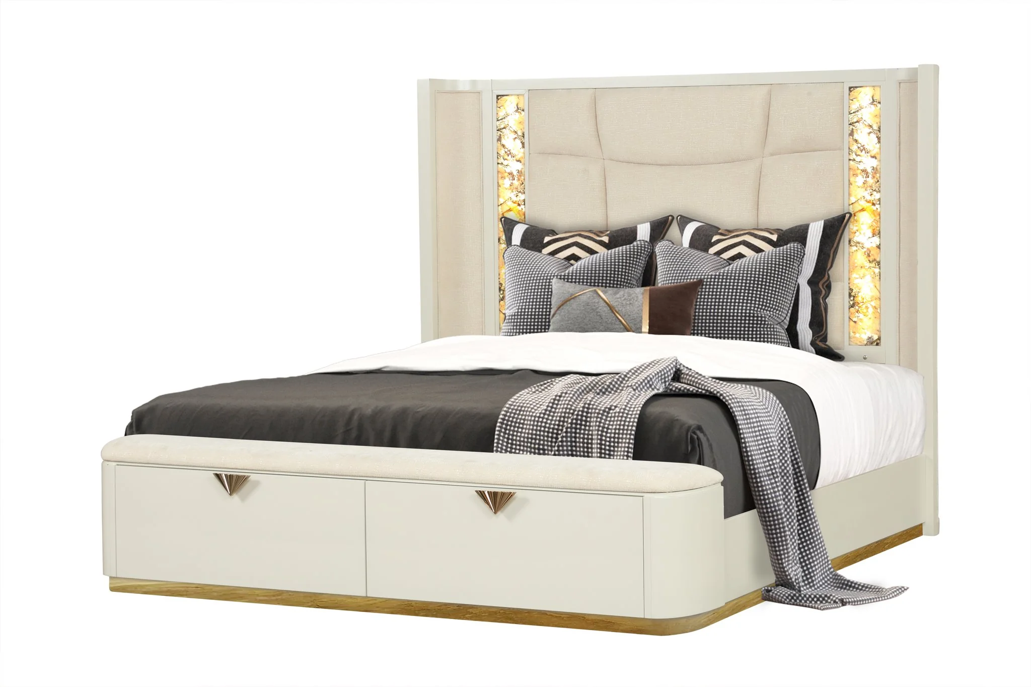 La Pierre King 4PC Bedroom Set - Image 2