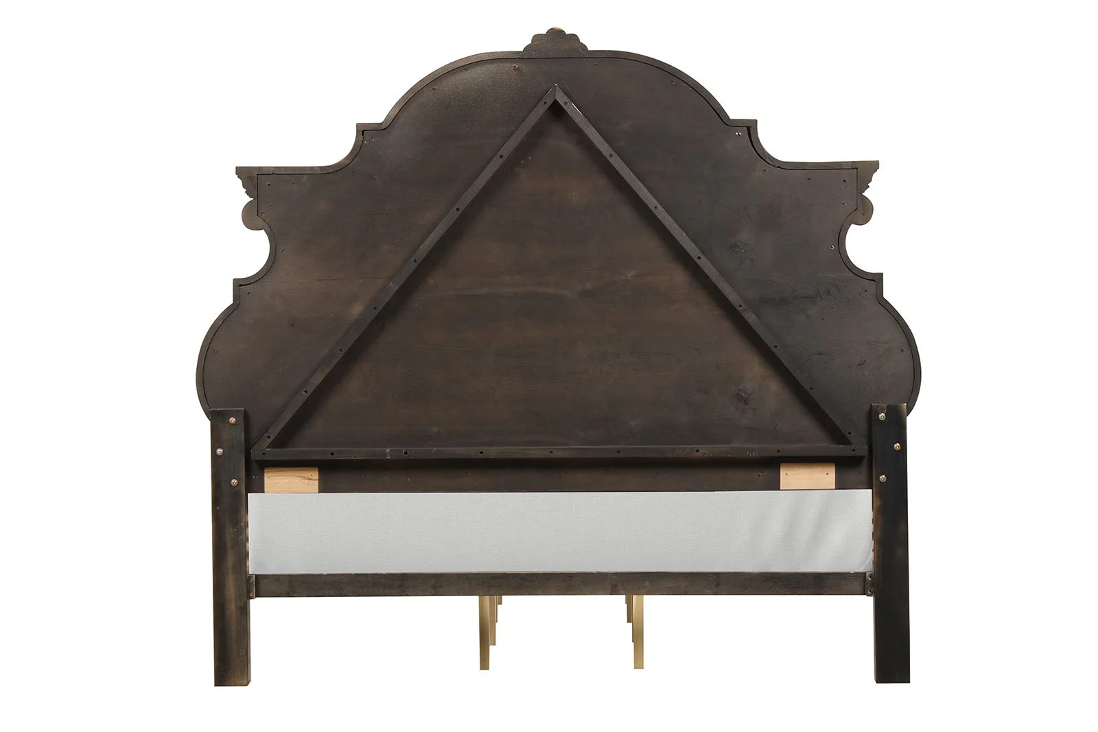 Leovanni E.King Panel Bed, Dark Brown - Image 4