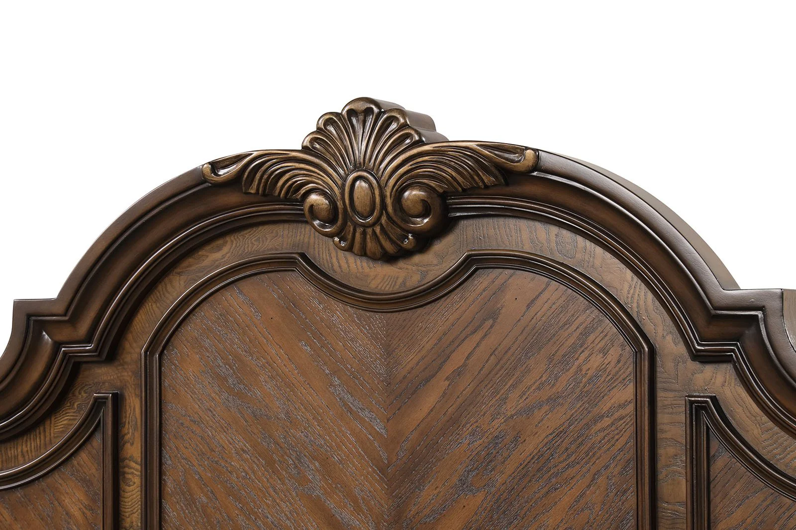 Leovanni E.King Panel Bed, Dark Brown - Image 6