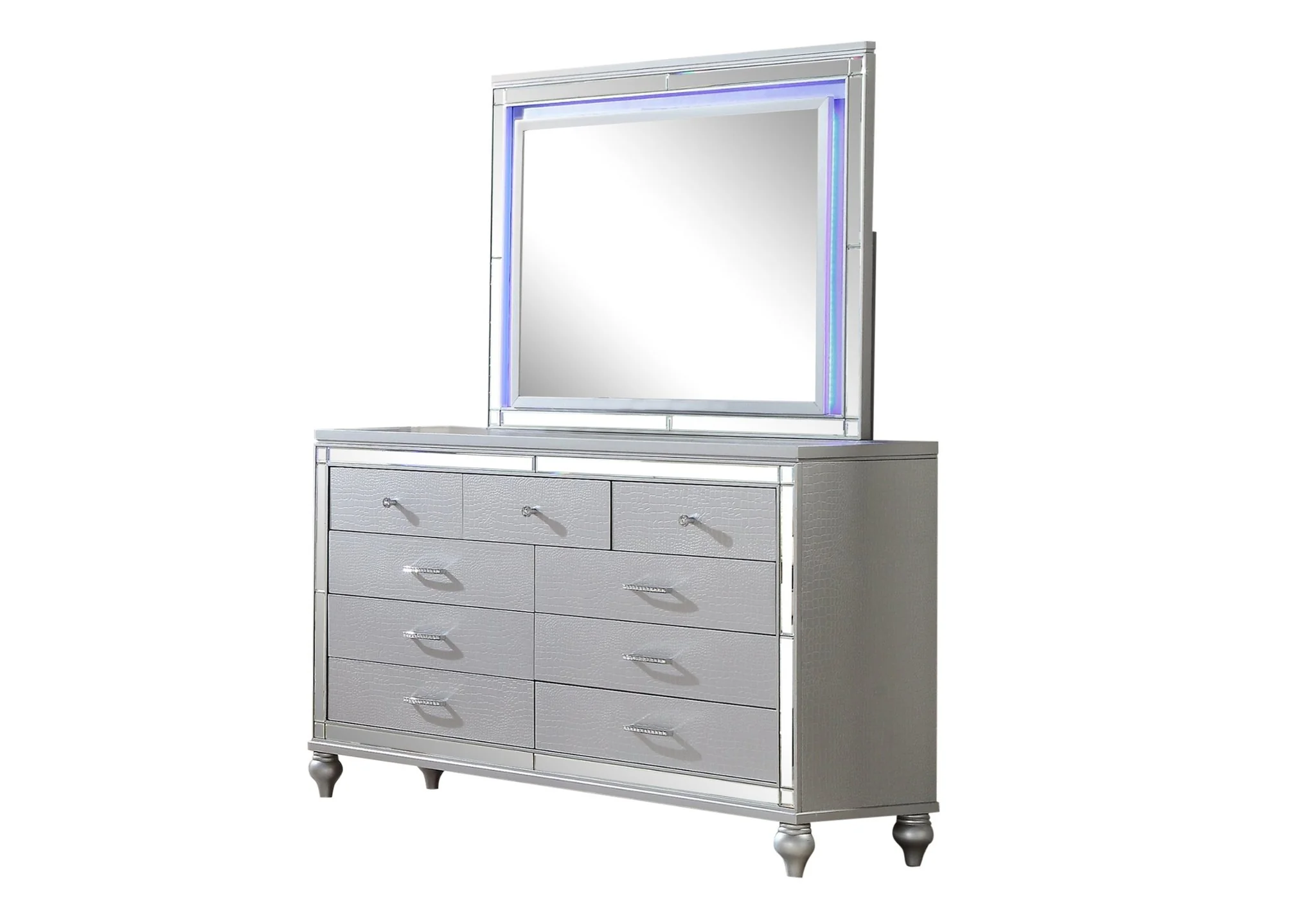 Lizelle King 4 Pc Bedroom Set Gray - Image 6