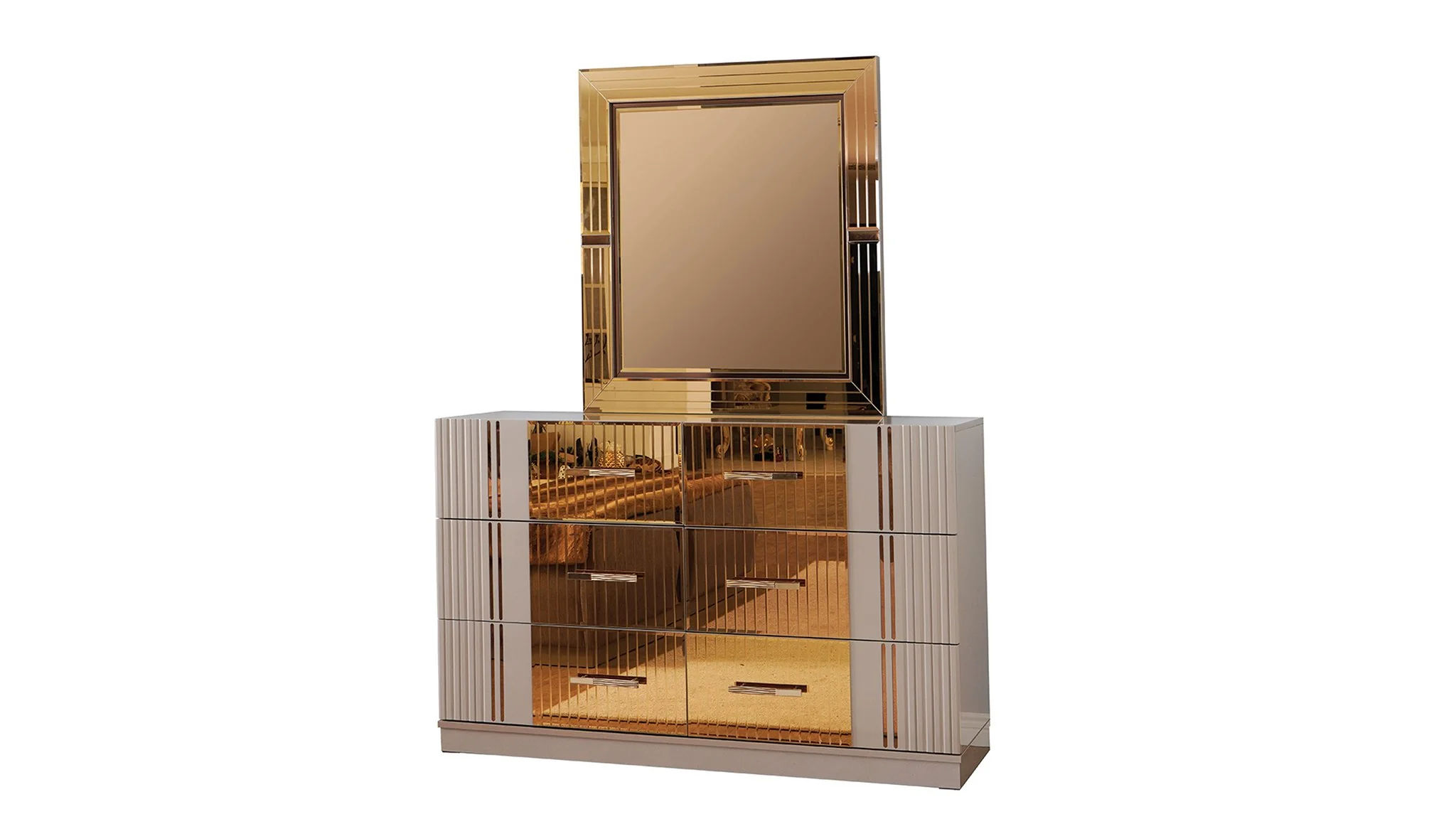 Lorenzo Queen 5 Pc Bedroom Set River Sand - Image 5