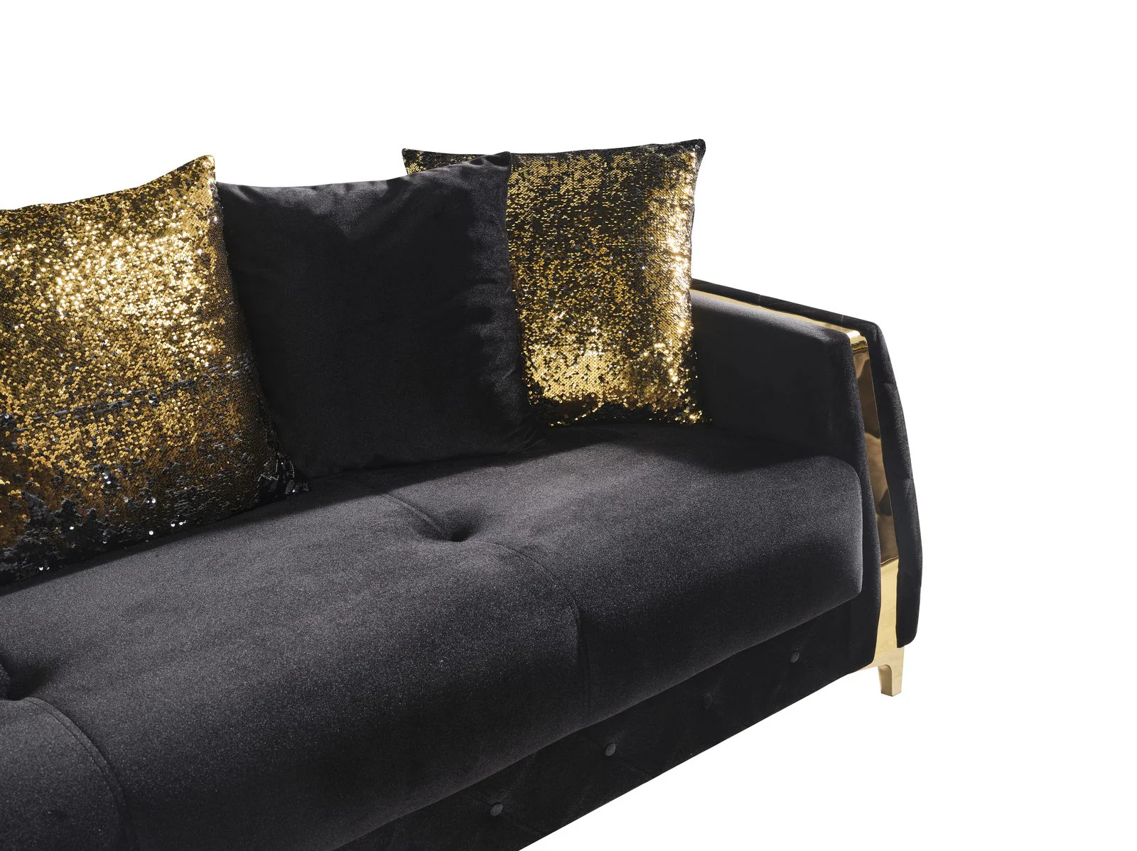 Lust 2PC Living Room Set Black - Image 10