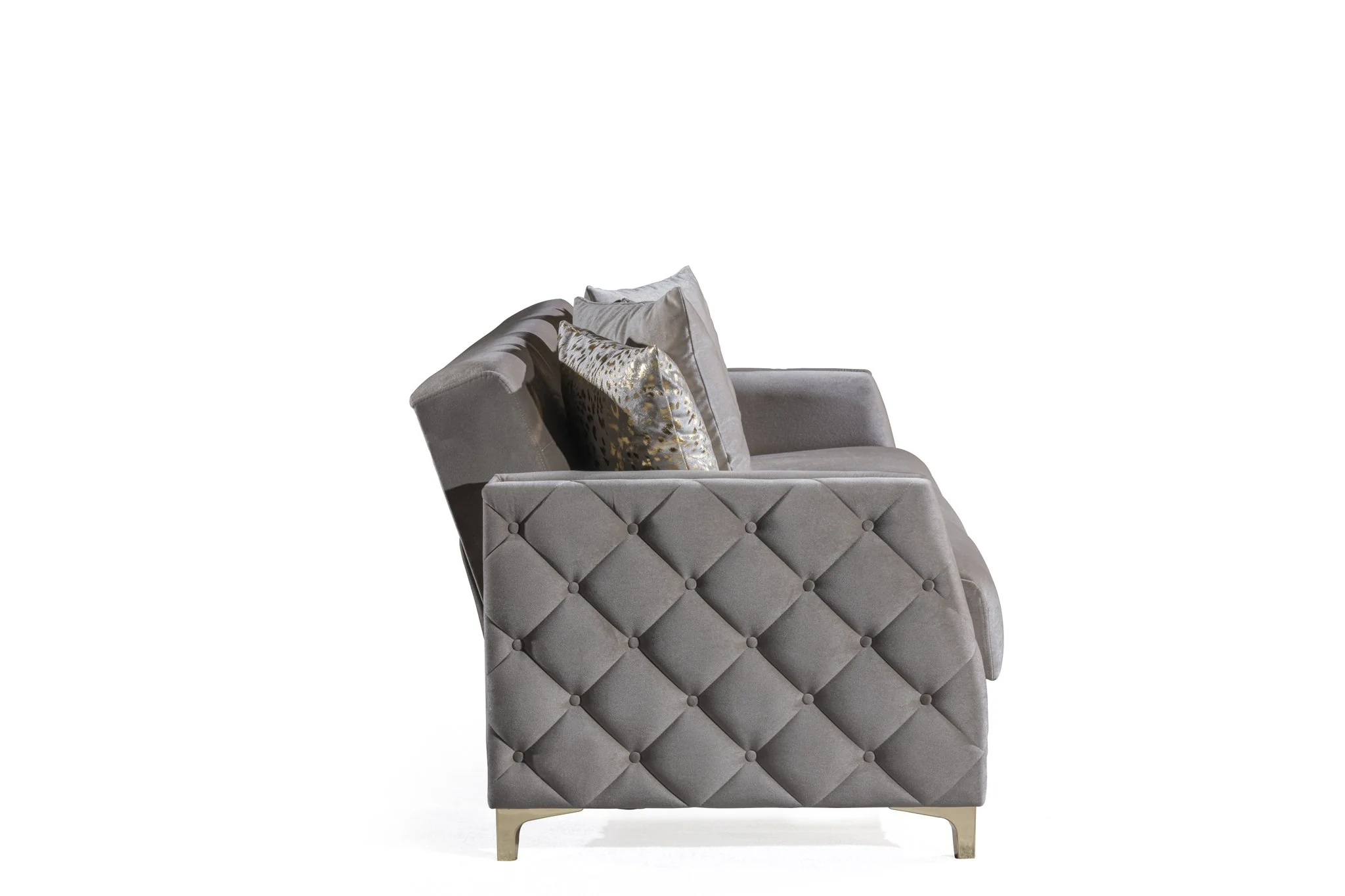 Lust 2PC Living Room Set Taupe - Image 5