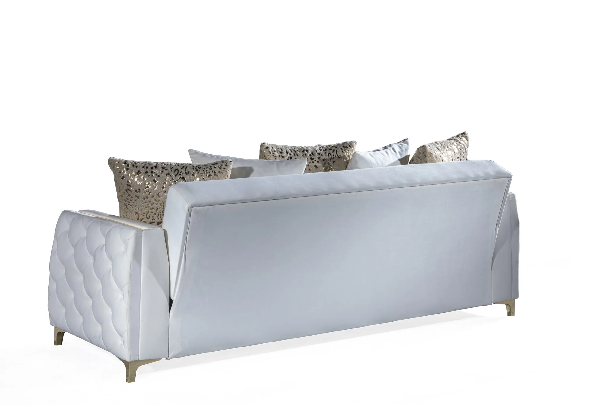 Lust 3 Pc Living Room set Off White - Image 4
