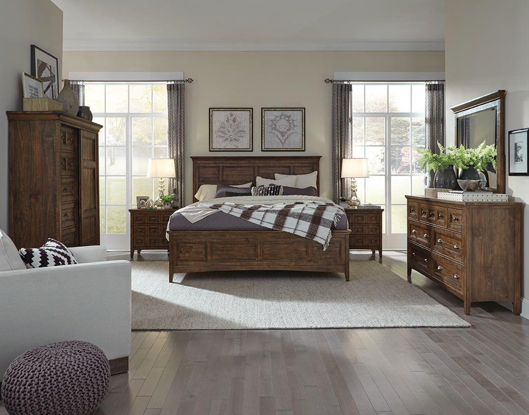 Magnussen Furniture Bay Creek Drawer Nightstand in Toasted Nutmeg - Image 5