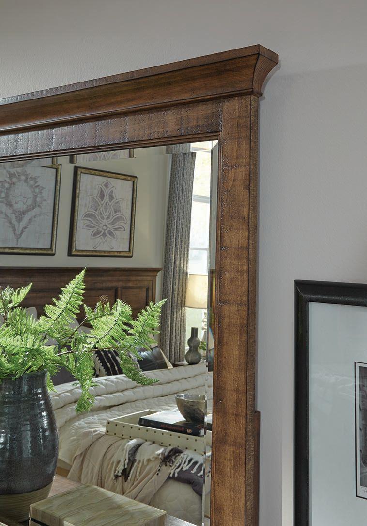 Magnussen Furniture Bay Creek Landscape Mirror in Toasted Nutmeg - Image 4