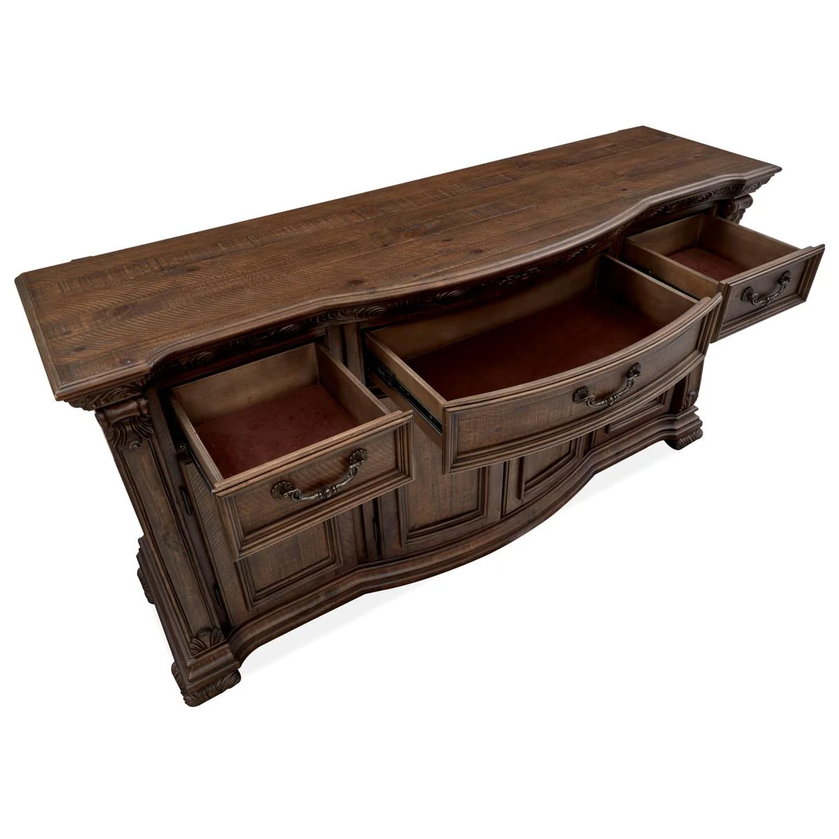 Magnussen Furniture Durango Buffet in Willadeene Brown - Image 4