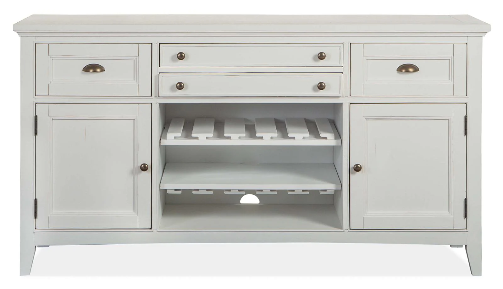 Magnussen Furniture Heron Cove Buffet in Chalk White - Image 2