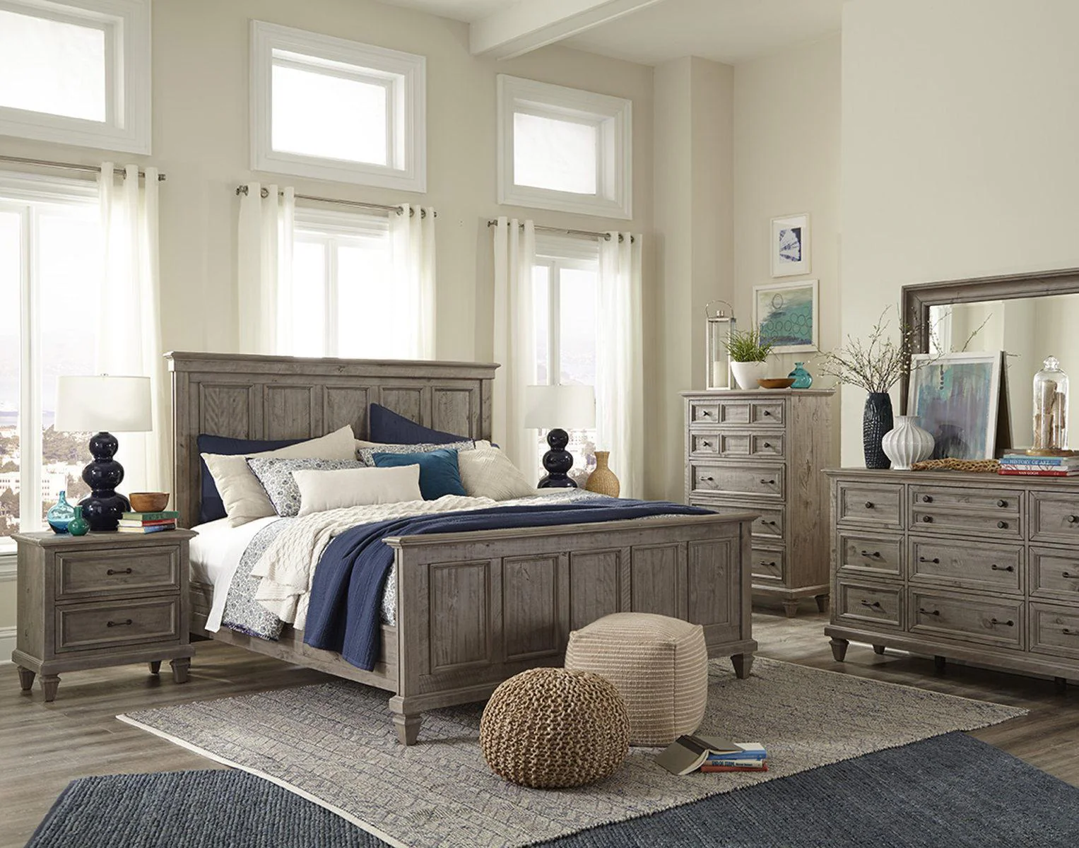 Magnussen Furniture Lancaster Drawer Dresser in Dove Tail Grey - Image 5