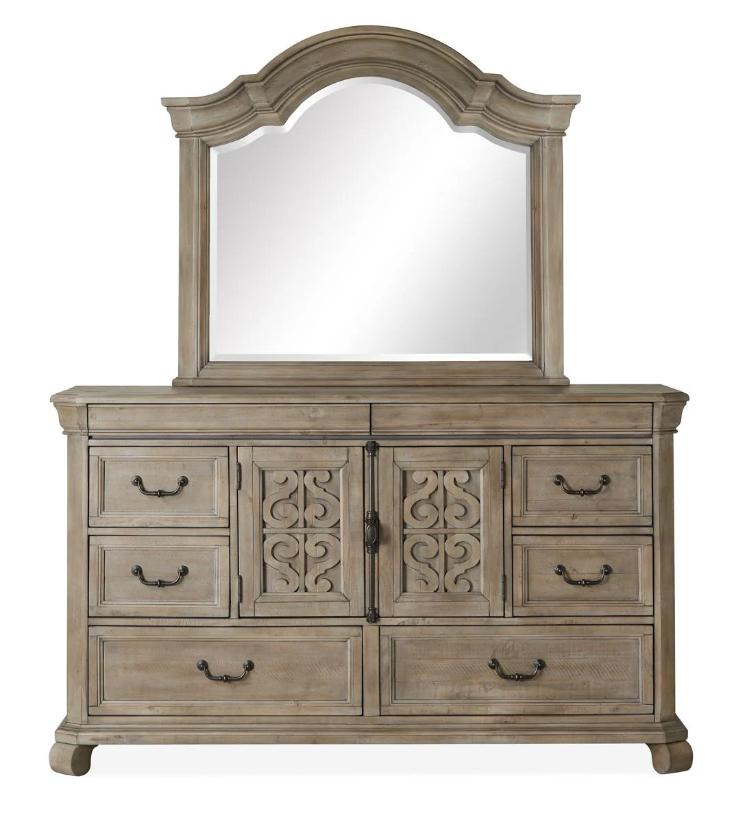 Magnussen Furniture Tinley Park Dresser in Dove Tail Grey - Image 5