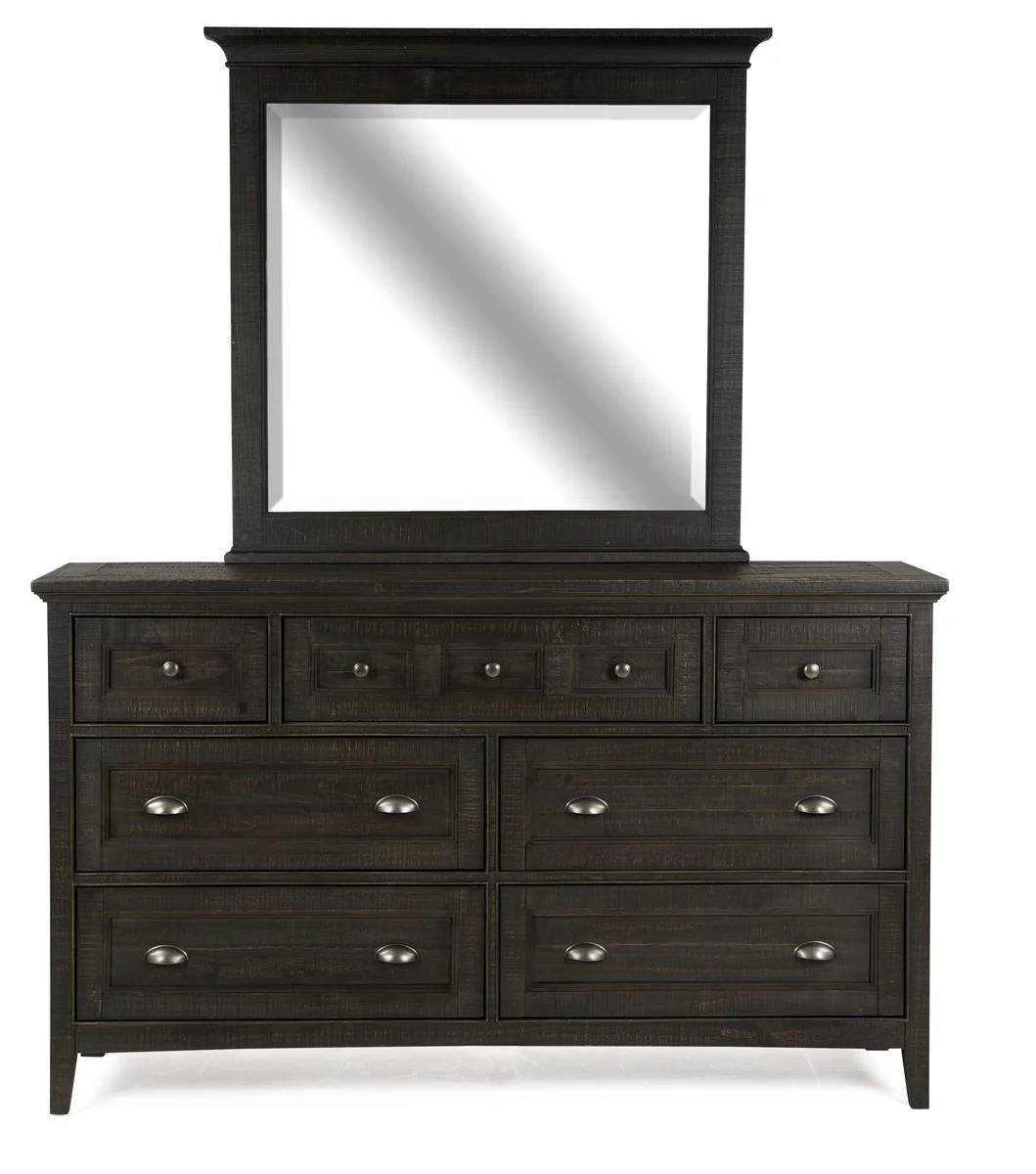 Magnussen Furniture Westley Falls Landscape Mirror in Graphite - Image 2