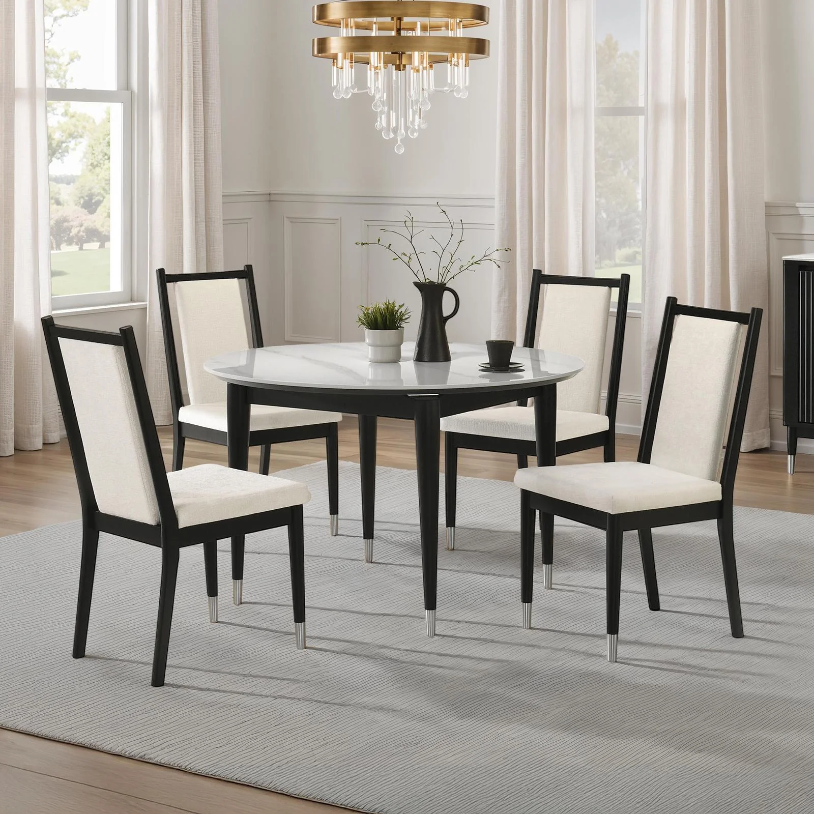 Maidstone 5 Pc. Round Dining Table Set