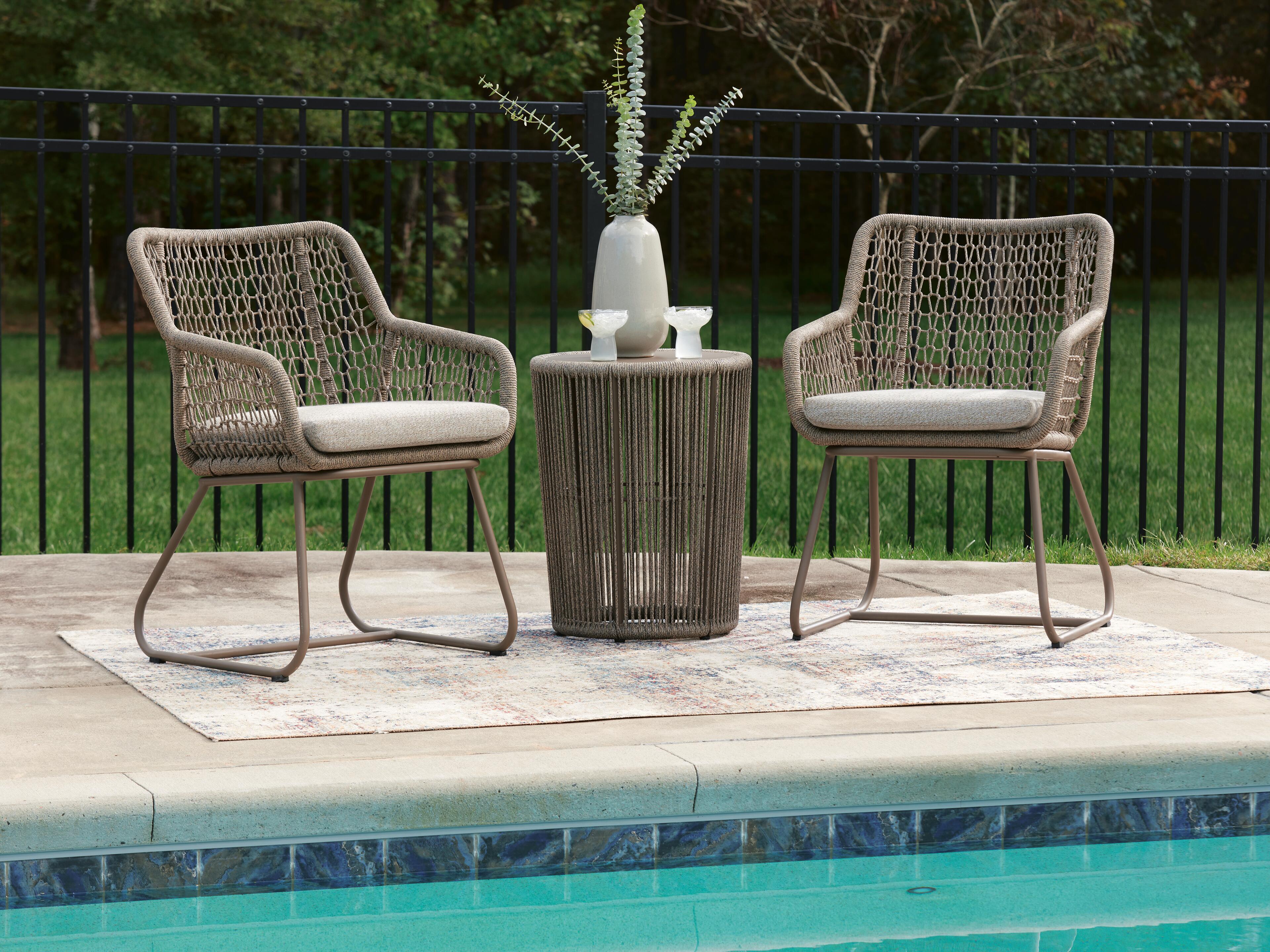 Majors Beach Outdoor Table and 2 Chairs - Image 2