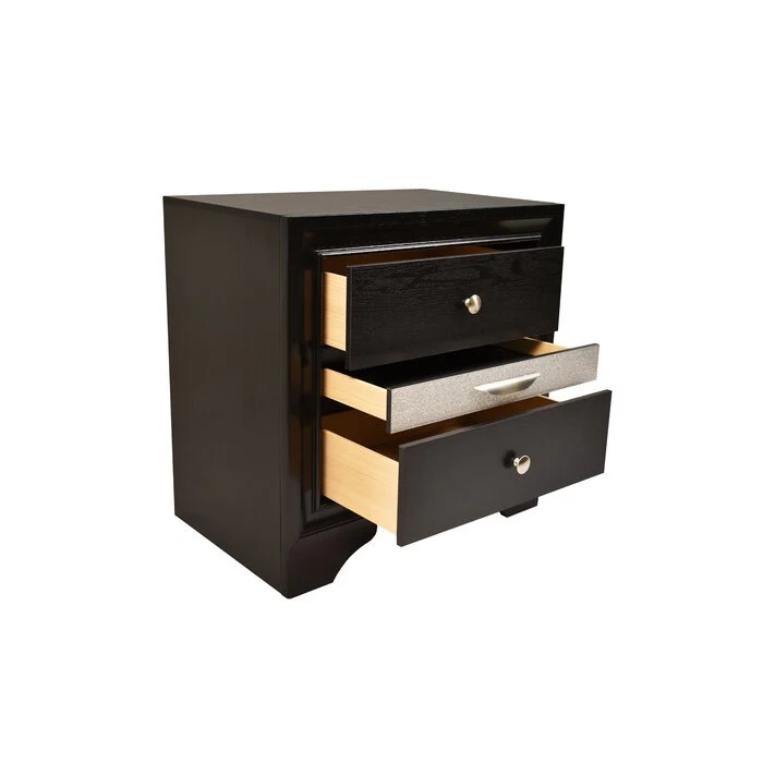 Matrix 4 Pc King Bed Black - Image 17