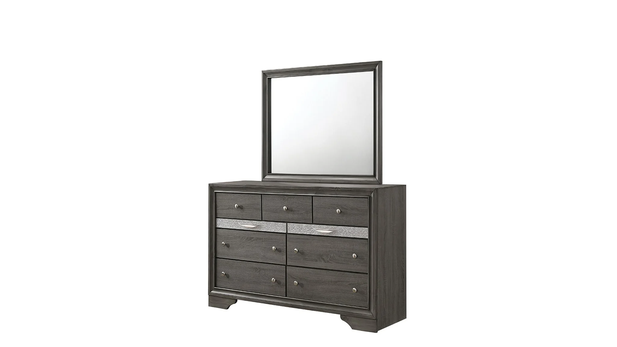 Matrix 5 Pc King Bed Gray - Image 21