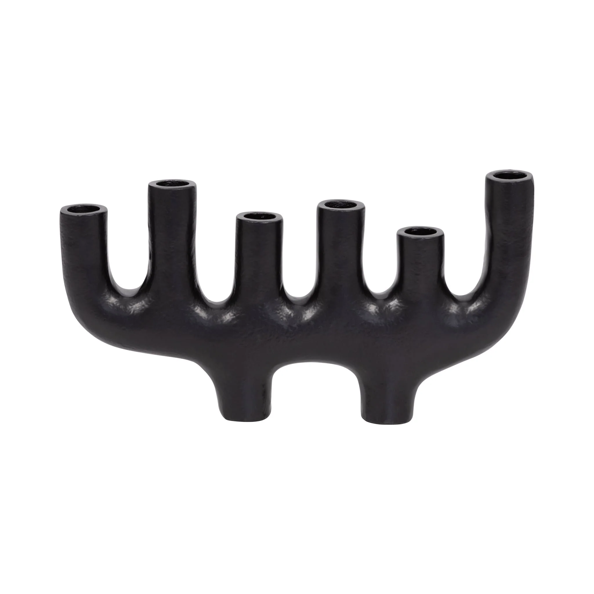Metal, 13" 6 Taper Candelabra, Black