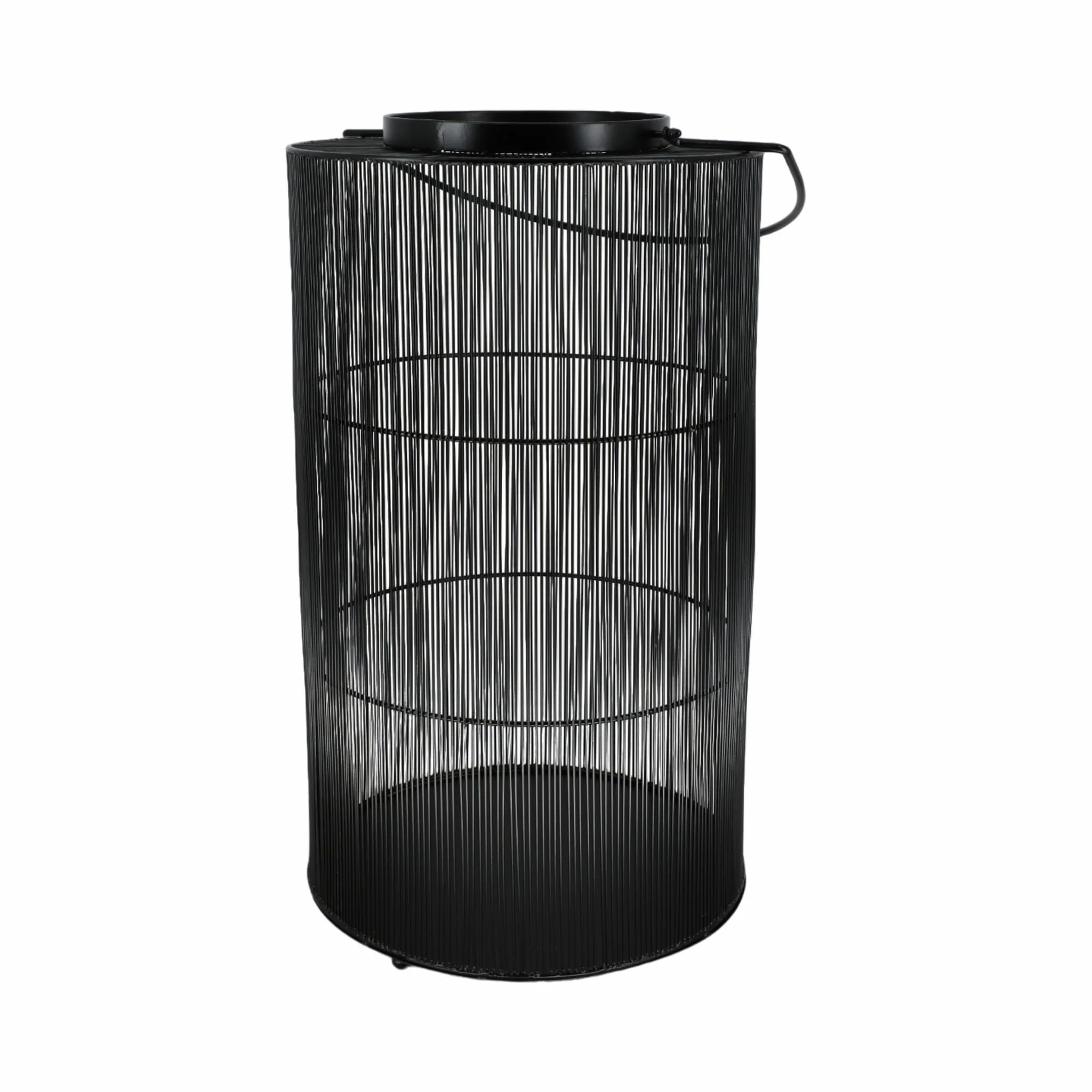 Metal 26" Wire Lantern, Black