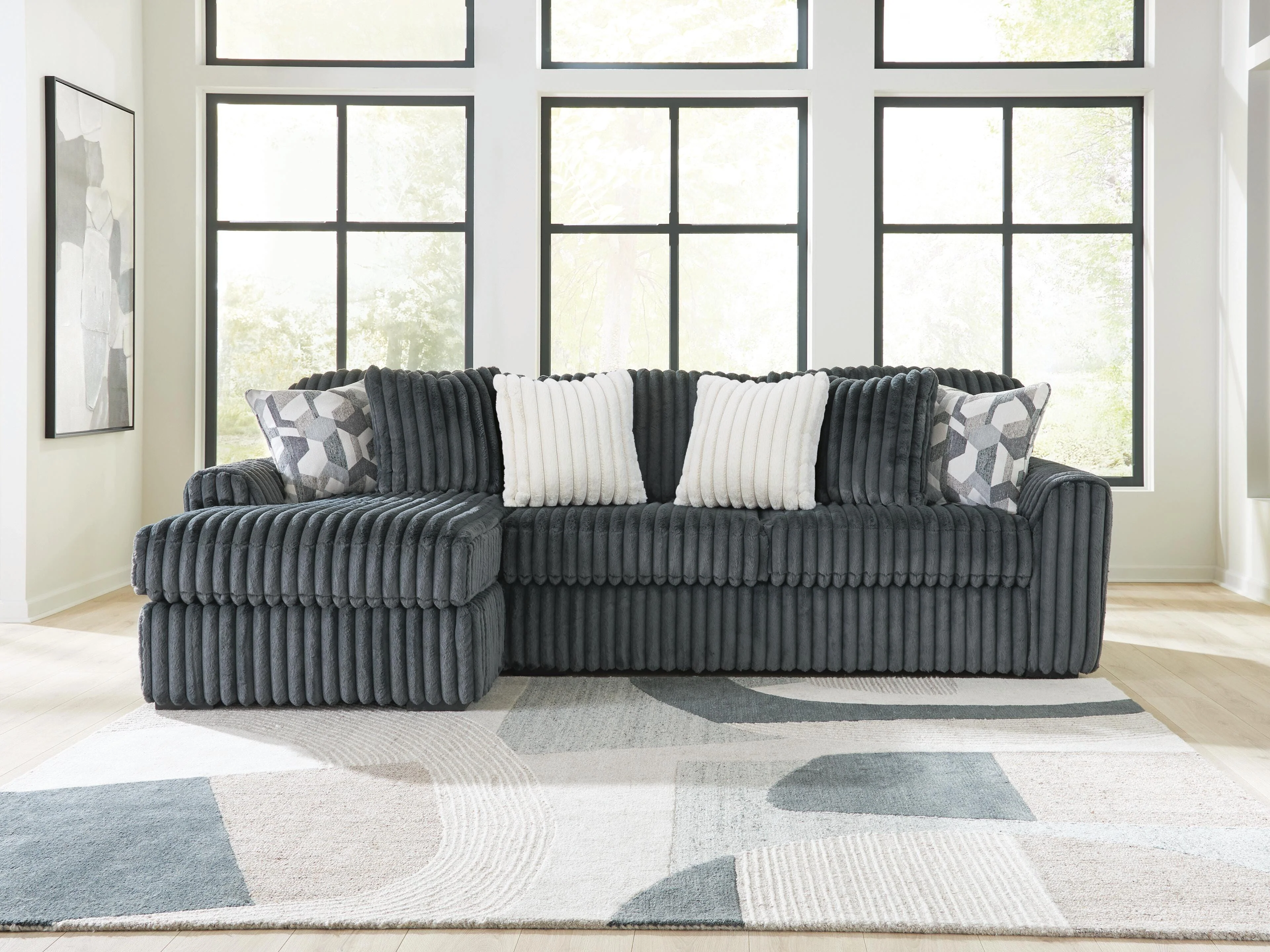 Midnight-Madness Sectional Sofa with Chaise - Image 41