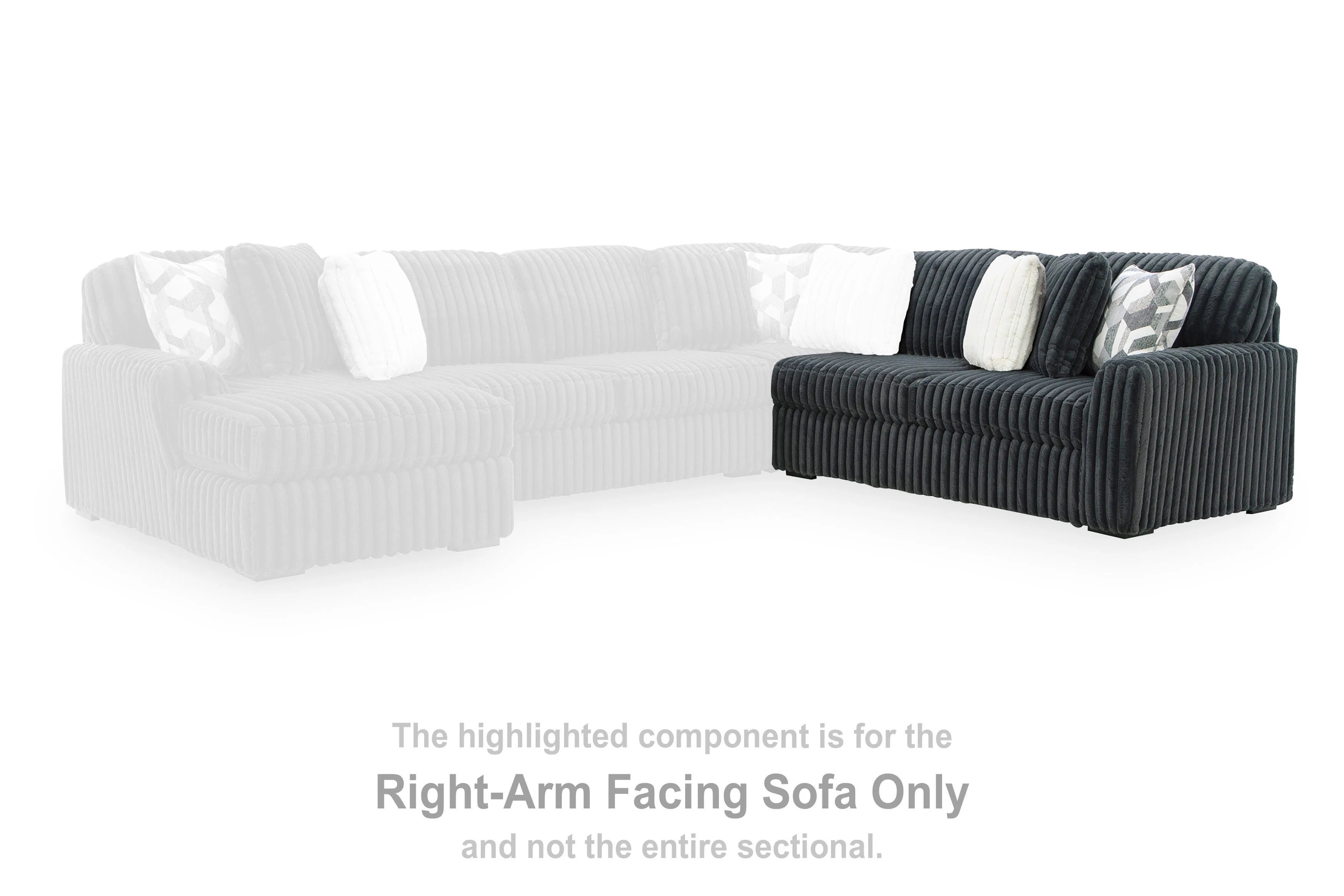 Midnight-Madness Sectional Sofa with Chaise - Image 53