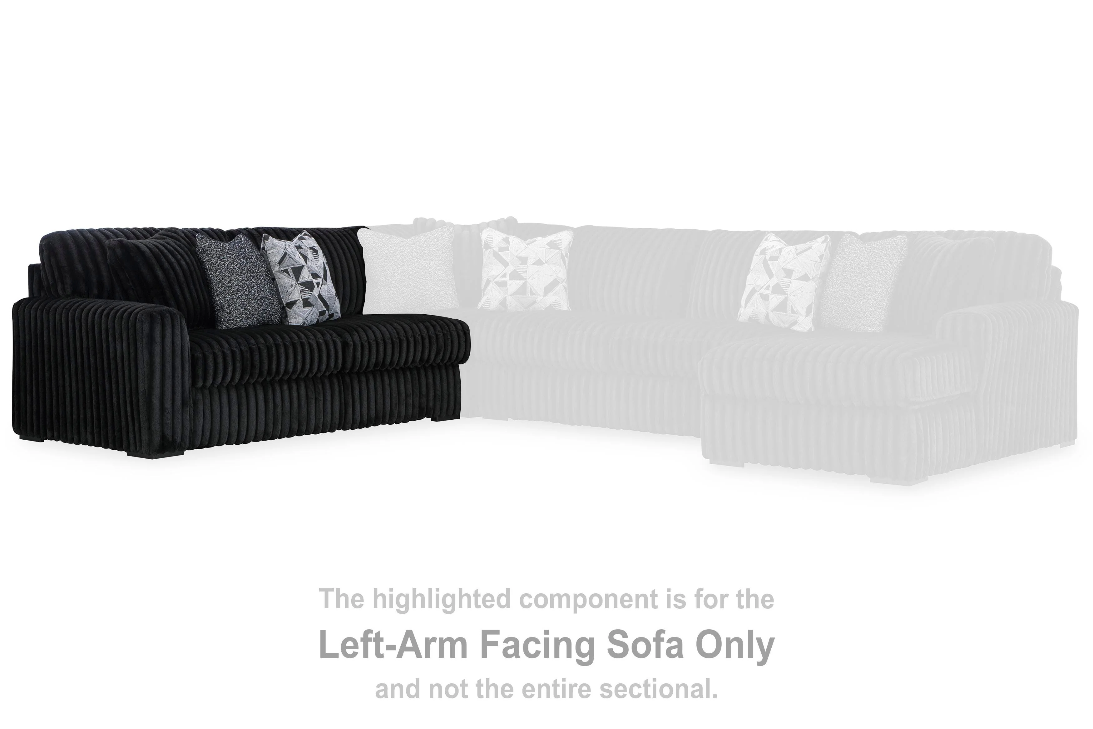 Midnight-Madness Sectional with Chaise - Image 75