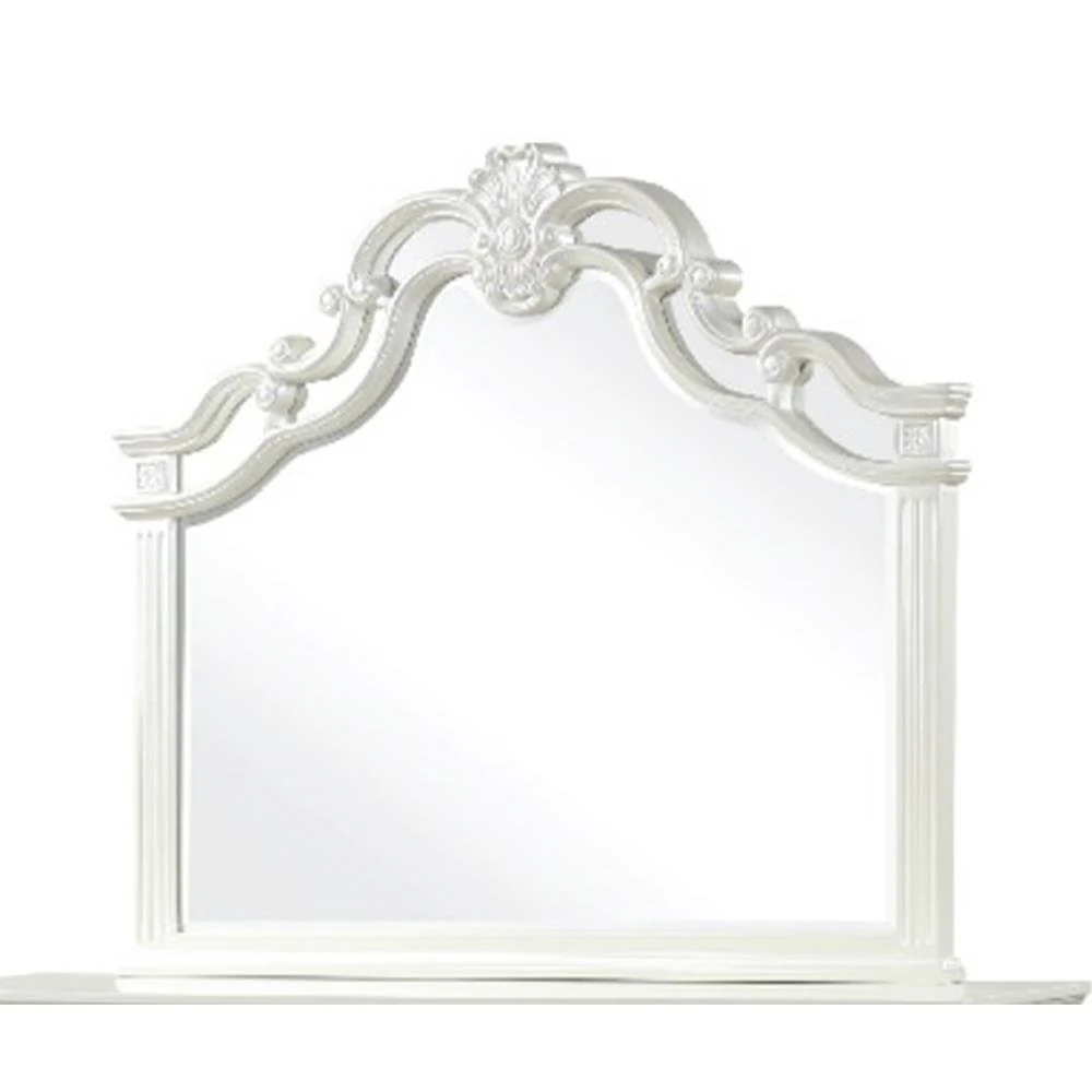 Milan Mirror White