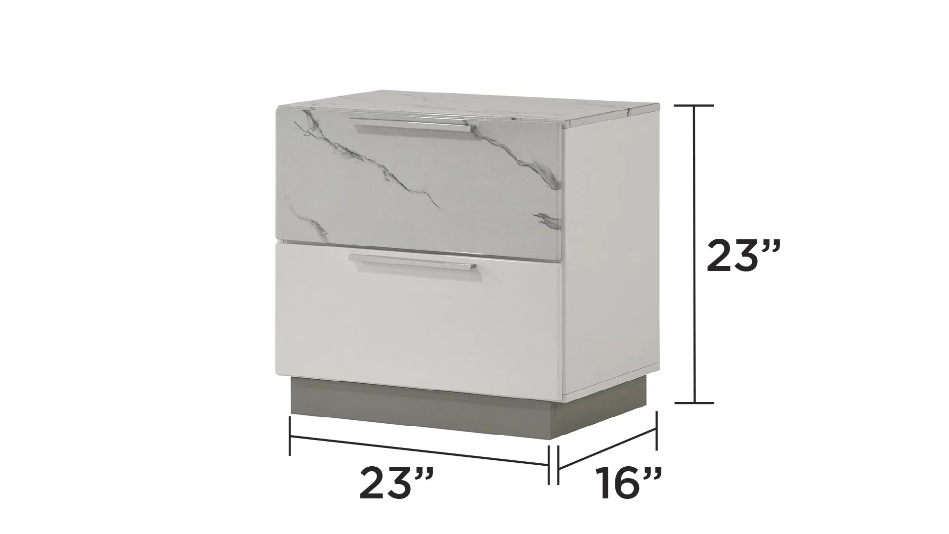 Mist Queen 4PC Bedroom Set White - Image 14