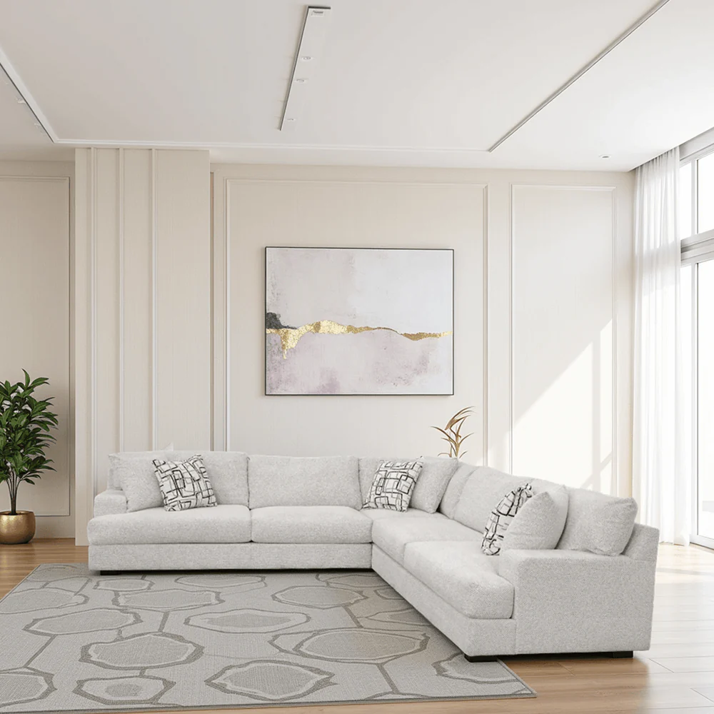 MOD #305 L shape Sectional 3pc Victoria Keyboard