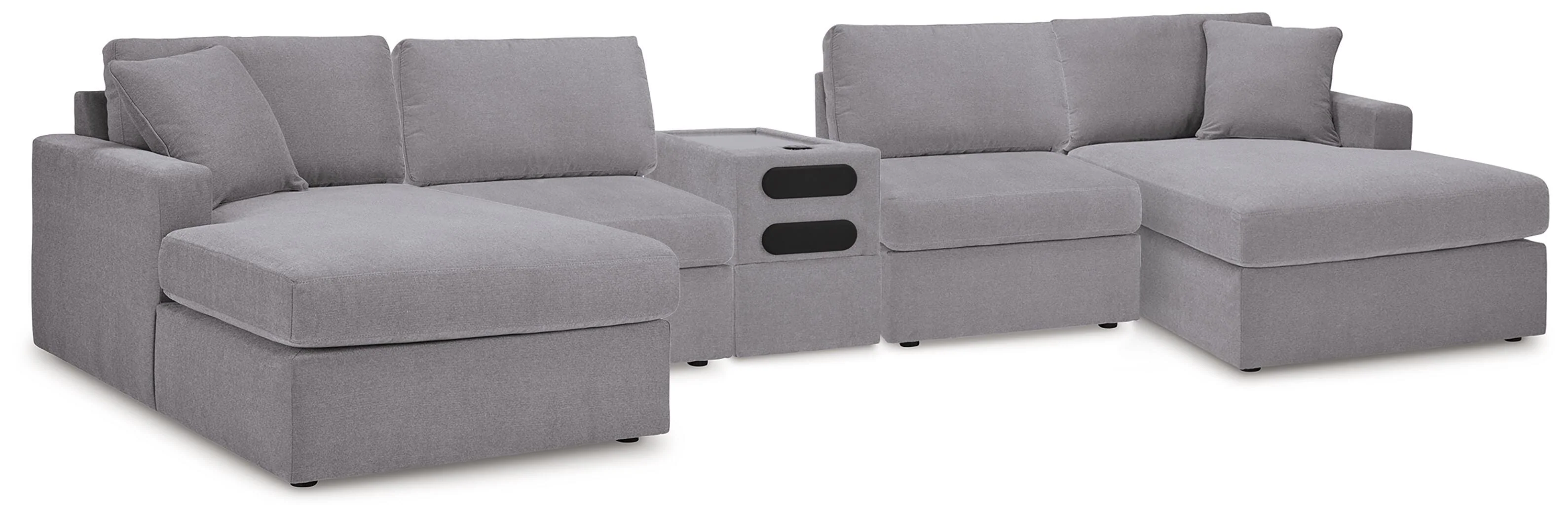 Modmax 5 Piece Sectional with Audio Console - Image 21