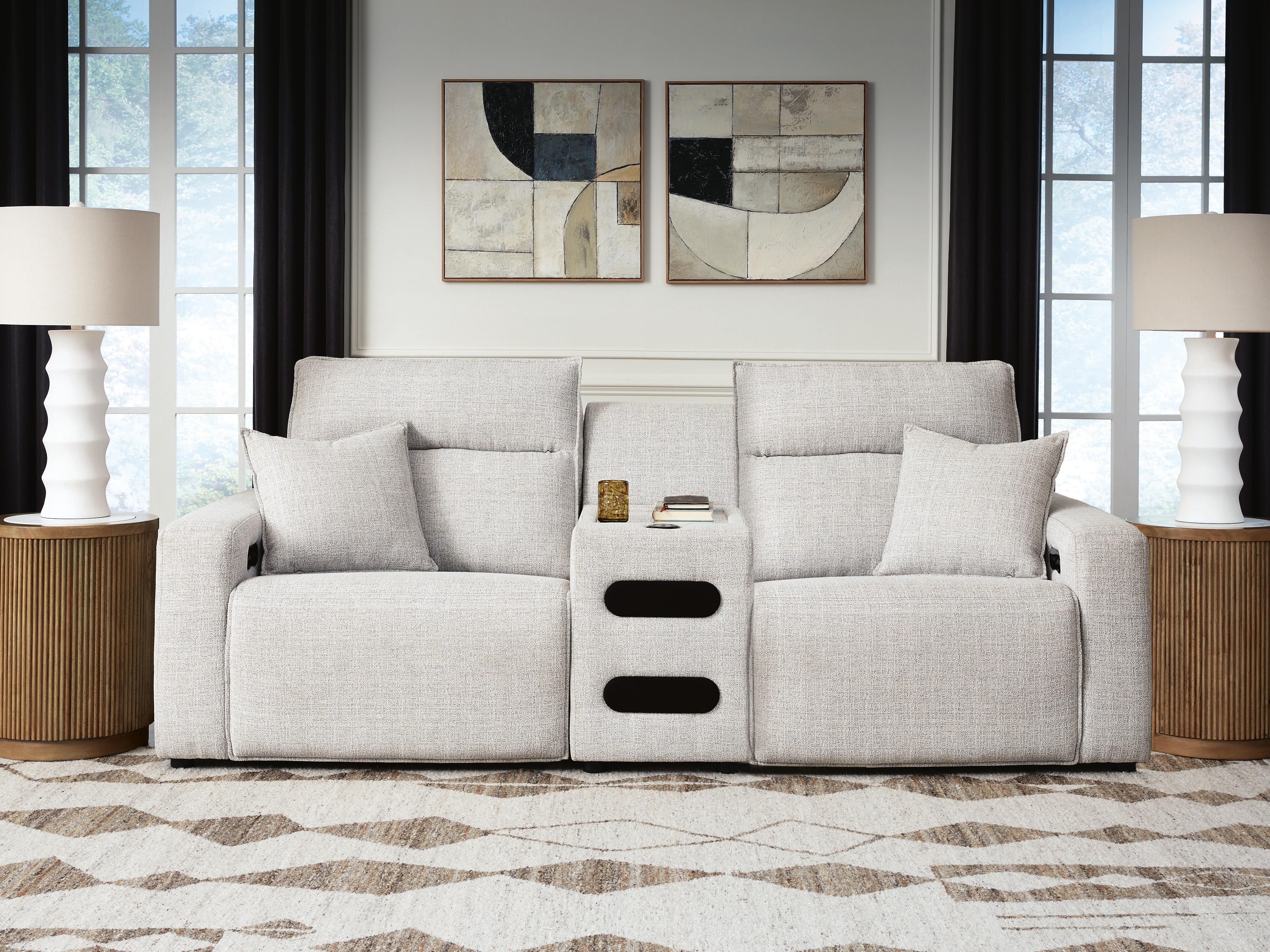 Modmax II Power Reclining Sectional with Audio Console - Image 17