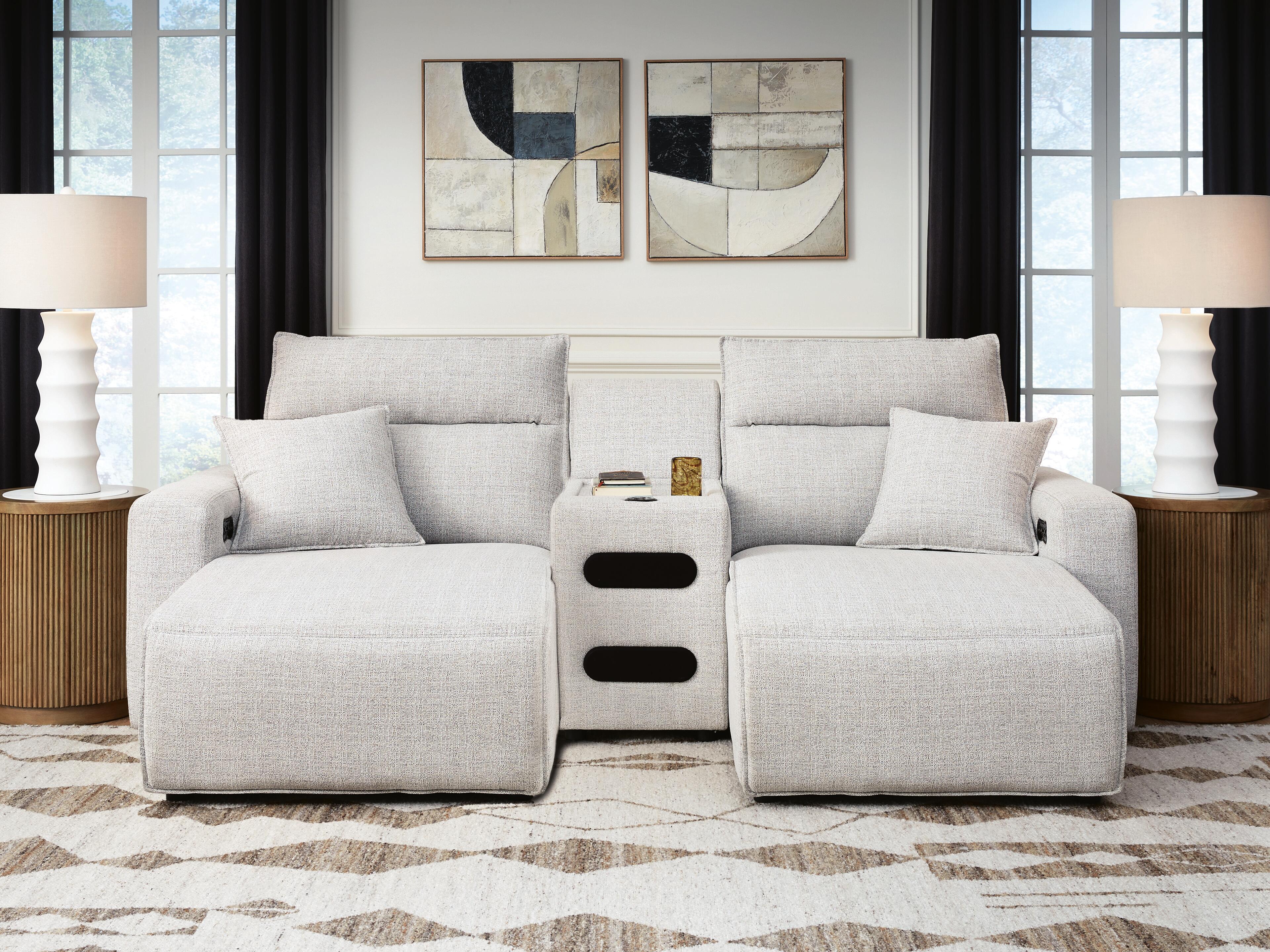 Modmax II Power Reclining Sectional with Chaise and Audio Console - Image 75