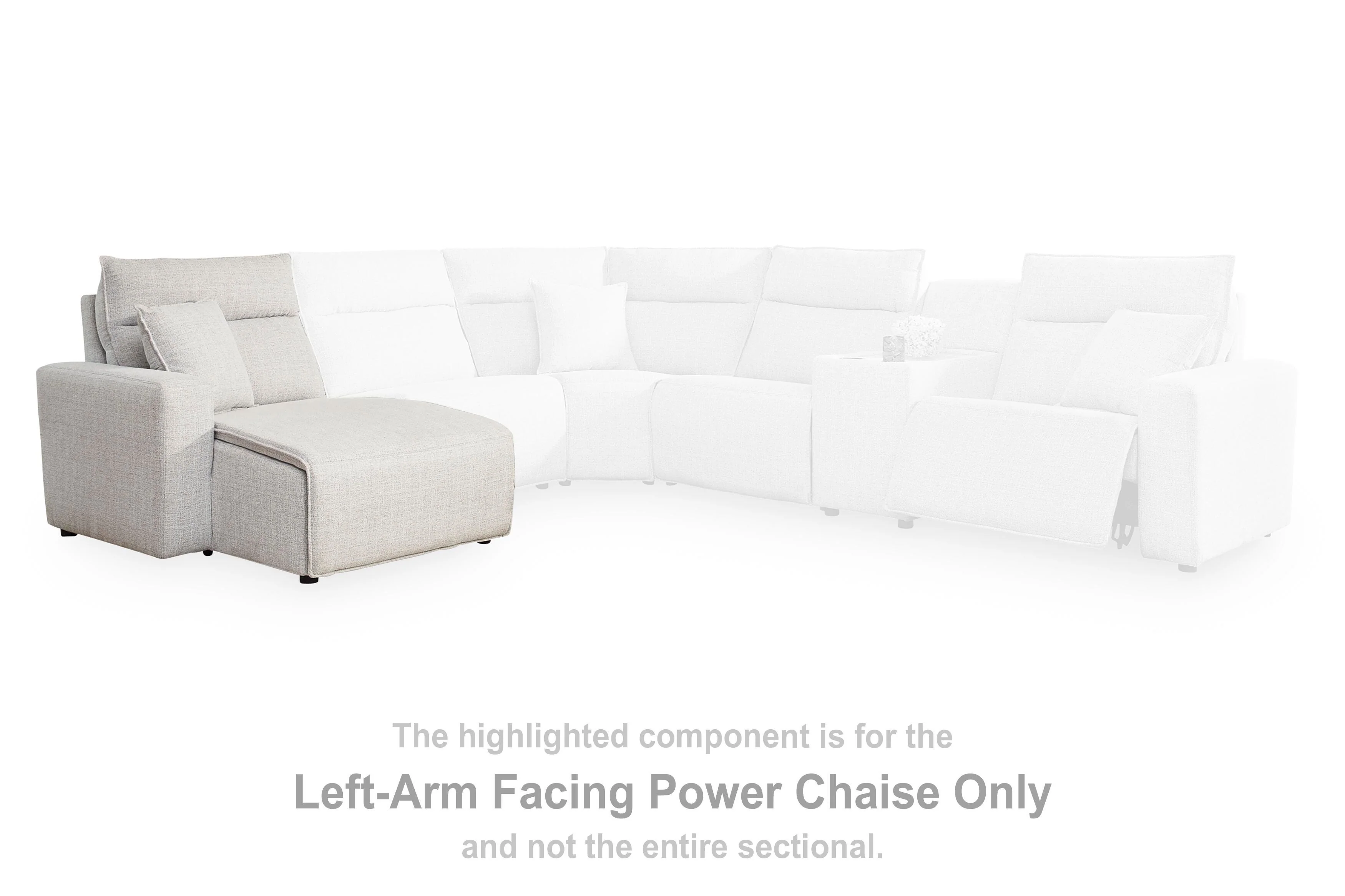 Modmax II Power Reclining Sectional with Chaise and Audio Consoles - Image 141