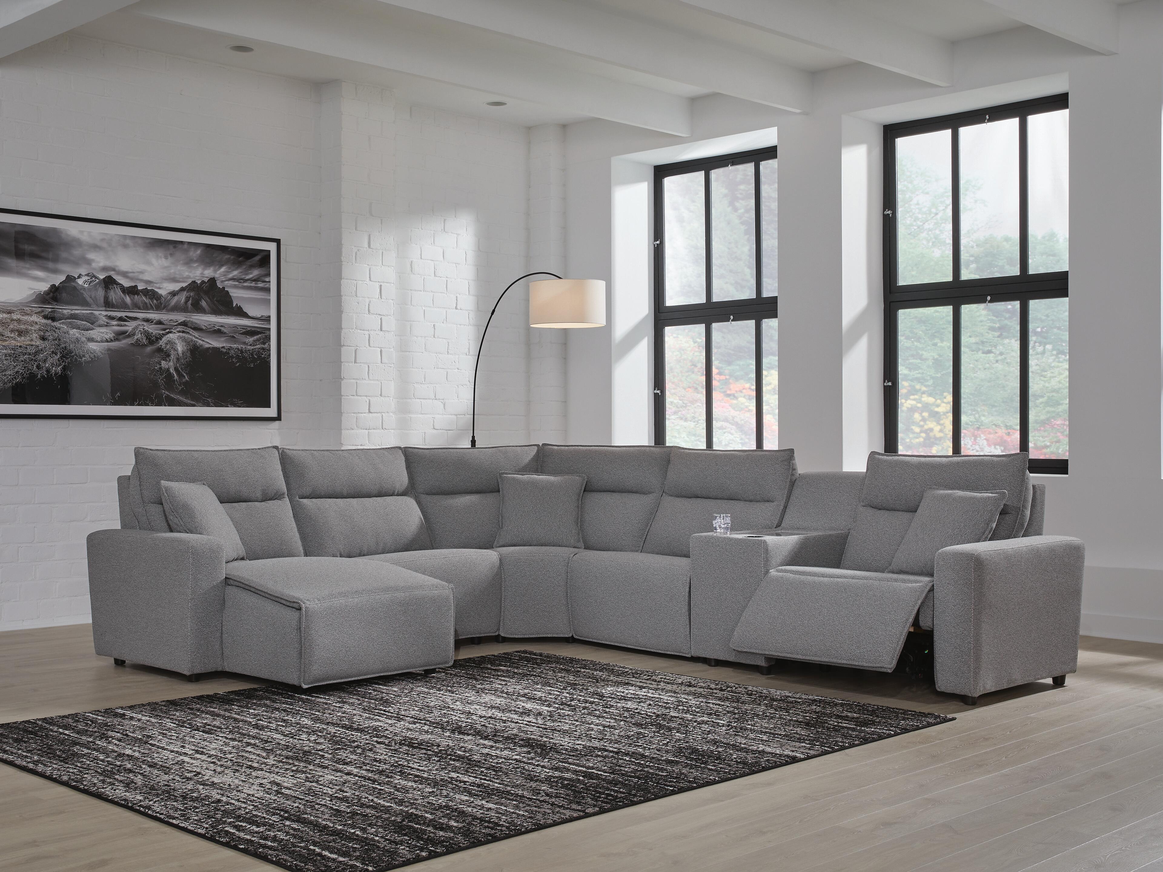 Modmax II Power Reclining Sectional with Chaise and Console - Image 60