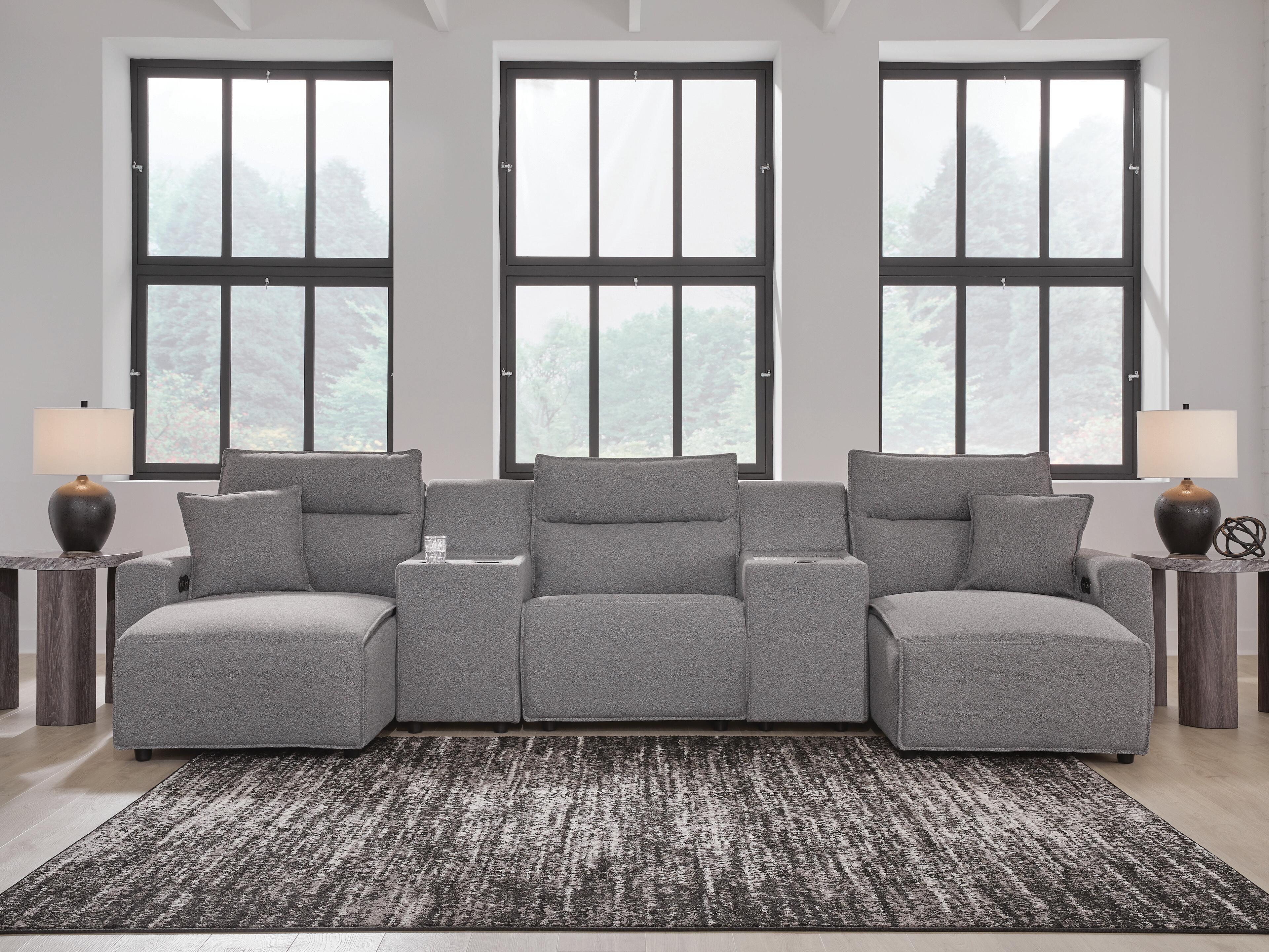Modmax II Power Reclining Sectional with Chaise and Consoles - Image 2