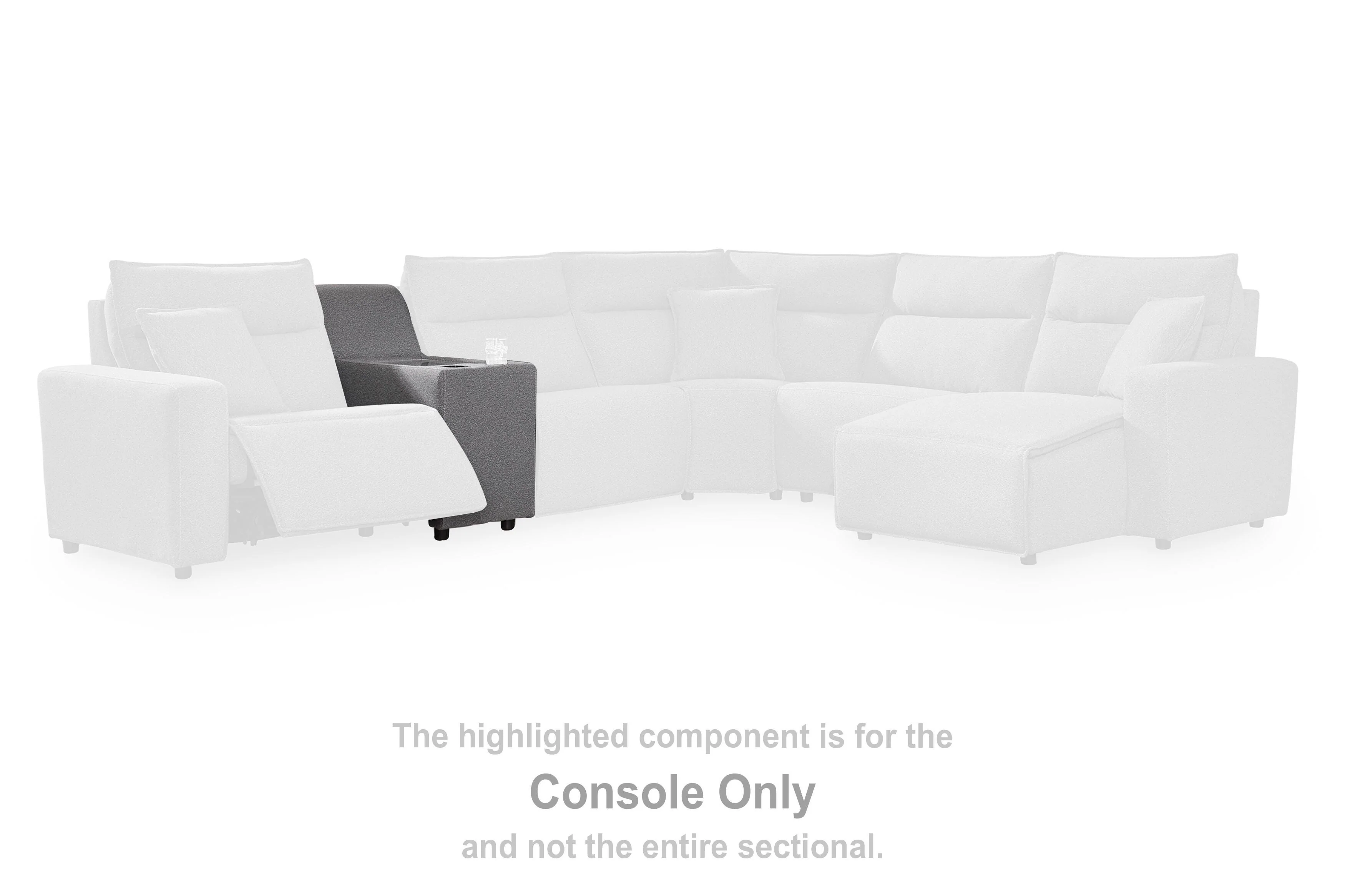 Modmax II Power Reclining Sectional with Console - Image 89