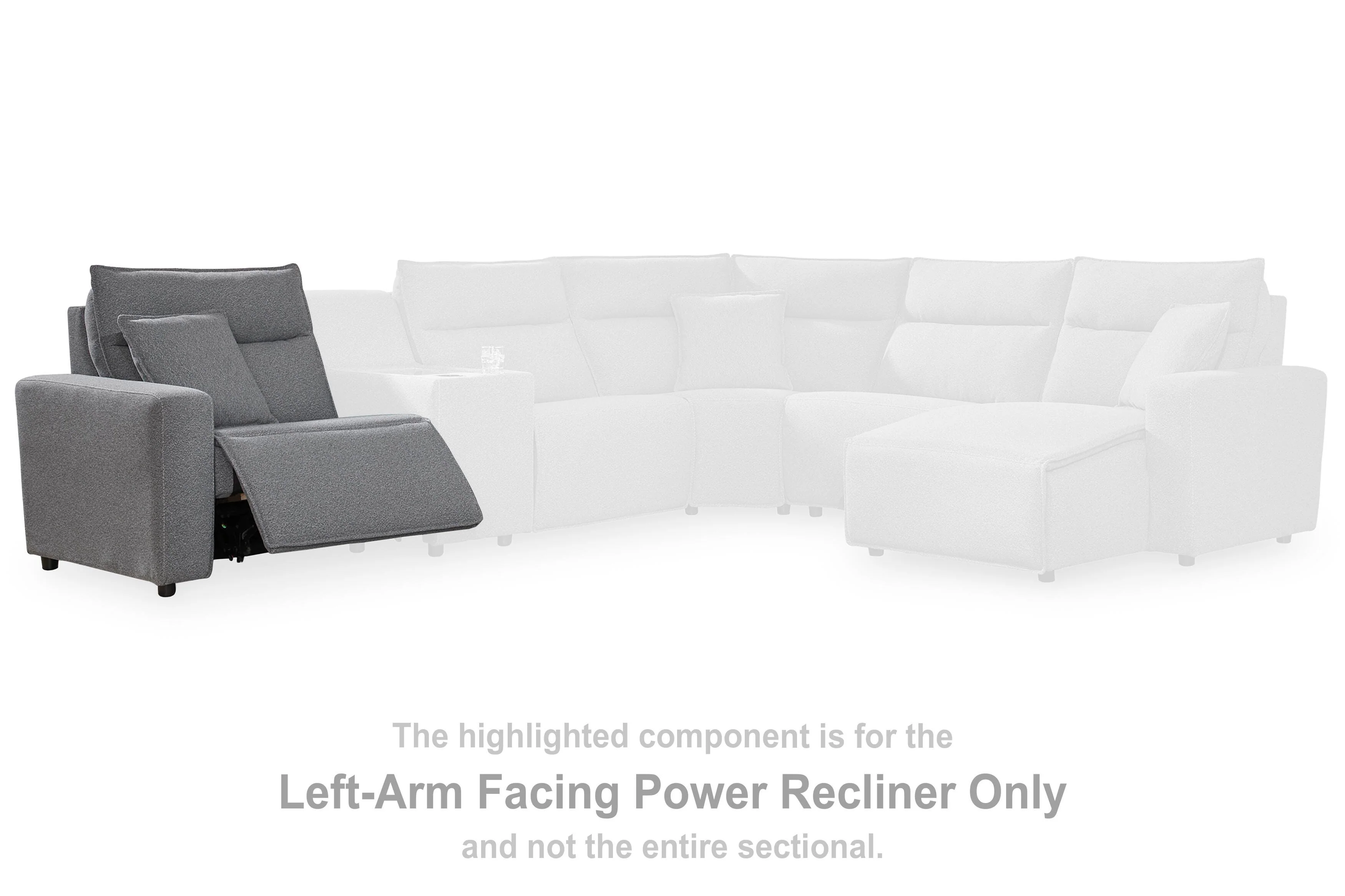Modmax II Power Reclining Sectional with Consoles - Image 12
